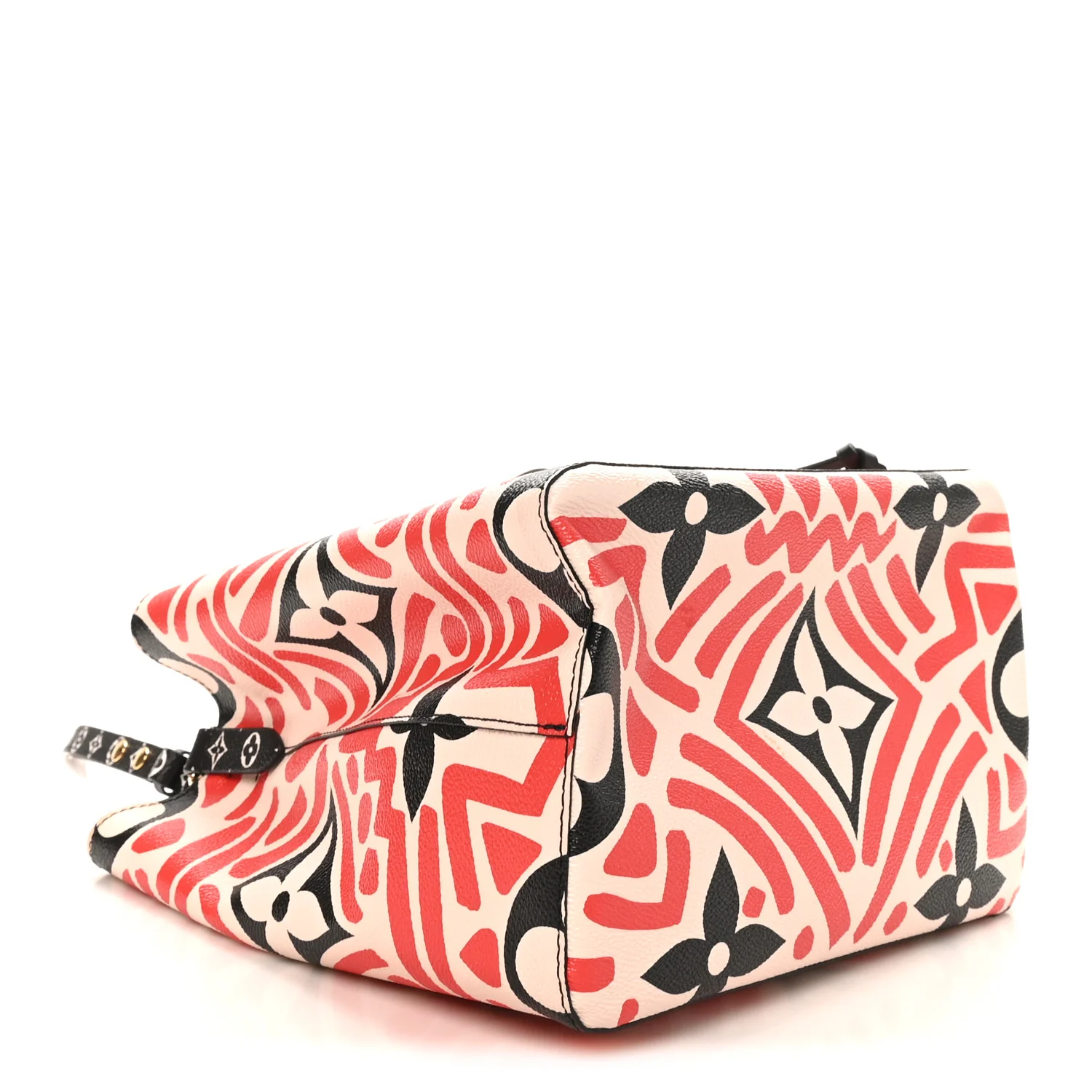 Monogram Giant Crafty NeoNoe MM Creme Rouge Black - Image 4
