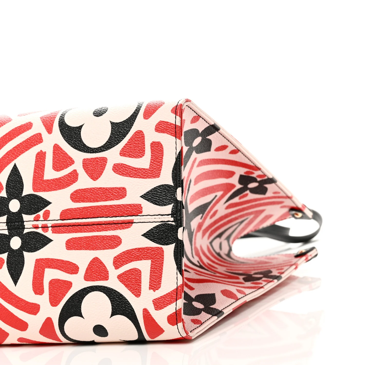 Monogram Giant Crafty Onthego GM Creme Rouge Black - Image 9