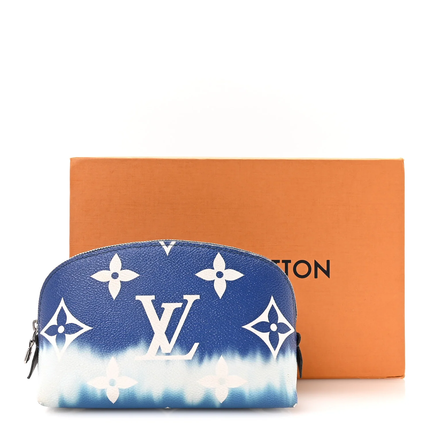 Monogram Giant Escale Cosmetic Pouch Blue - Image 7