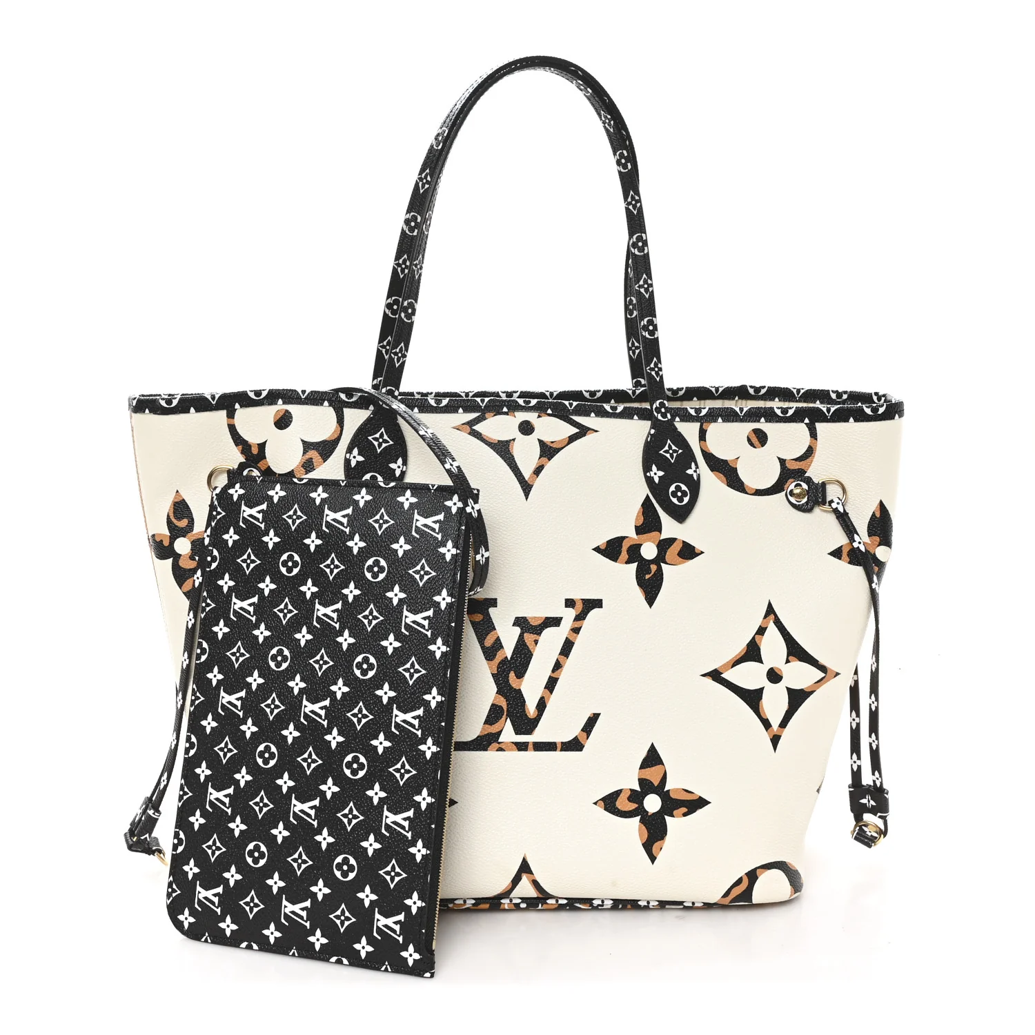 Monogram Giant Jungle Neverfull MM Ivory - Image 3