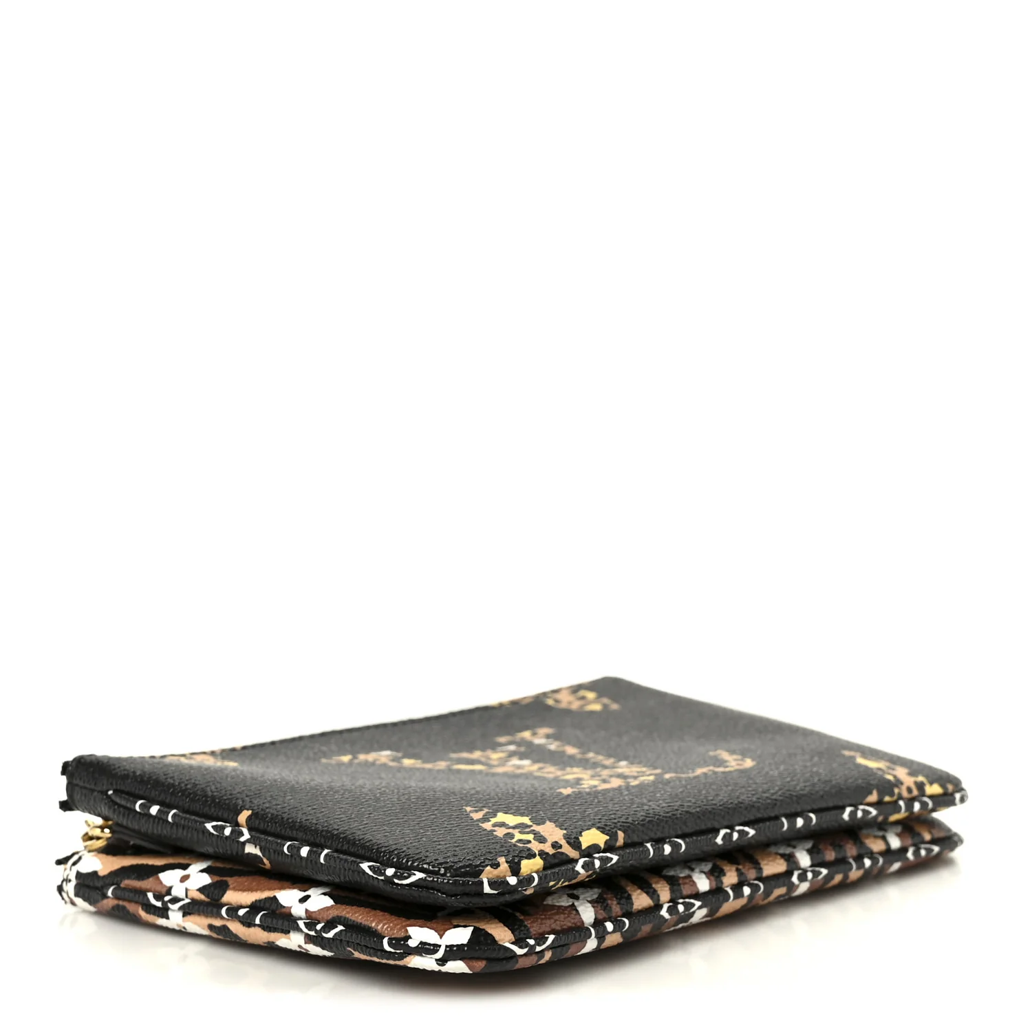 Monogram Giant Jungle Pochette Double Zip Black - Image 4