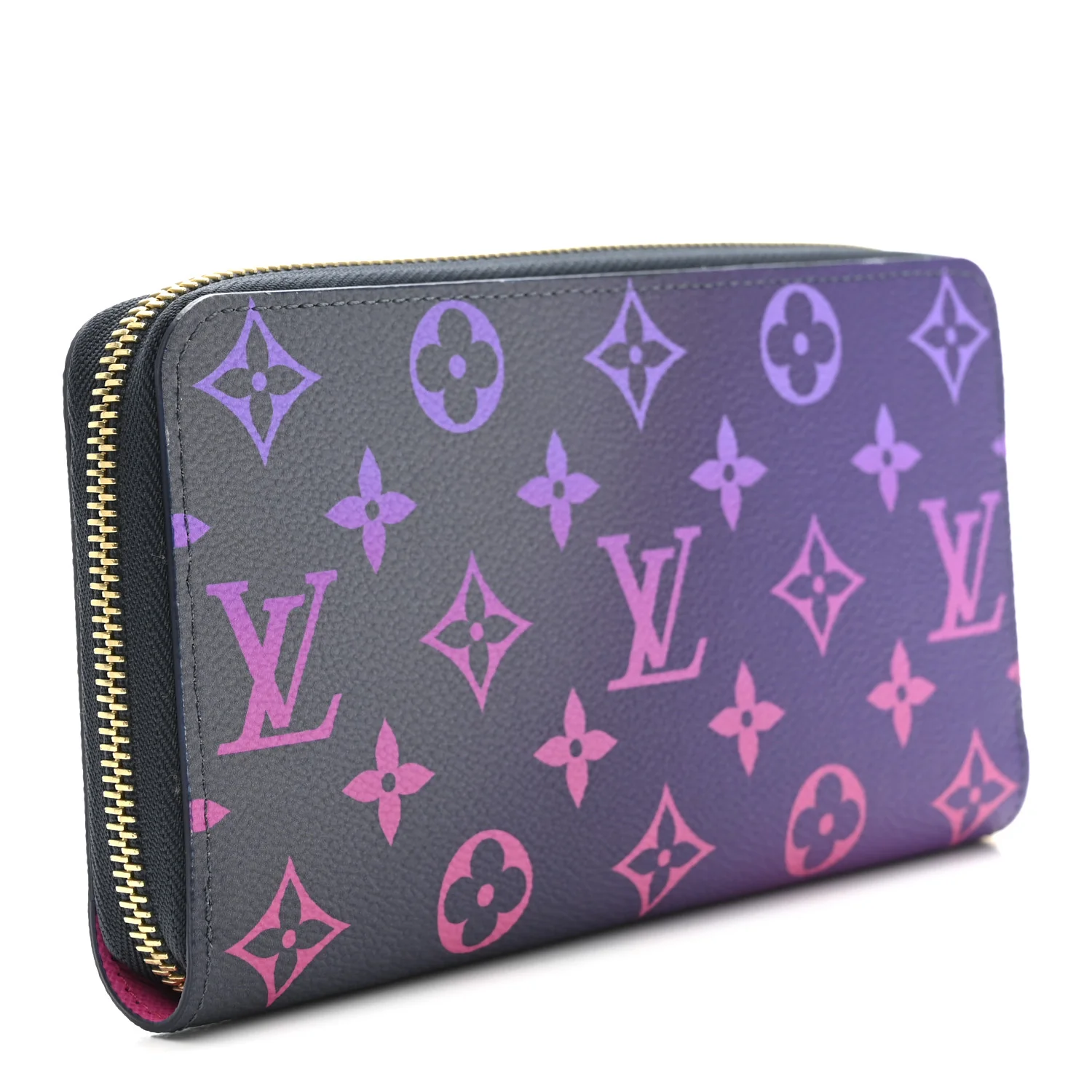Monogram Giant Spring In The City Zippy Wallet Midnight Fuchsia - Image 3