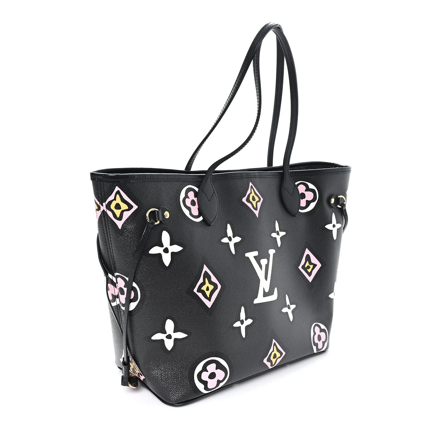 Monogram Giant Wild at Heart Neverfull MM Black - Image 4