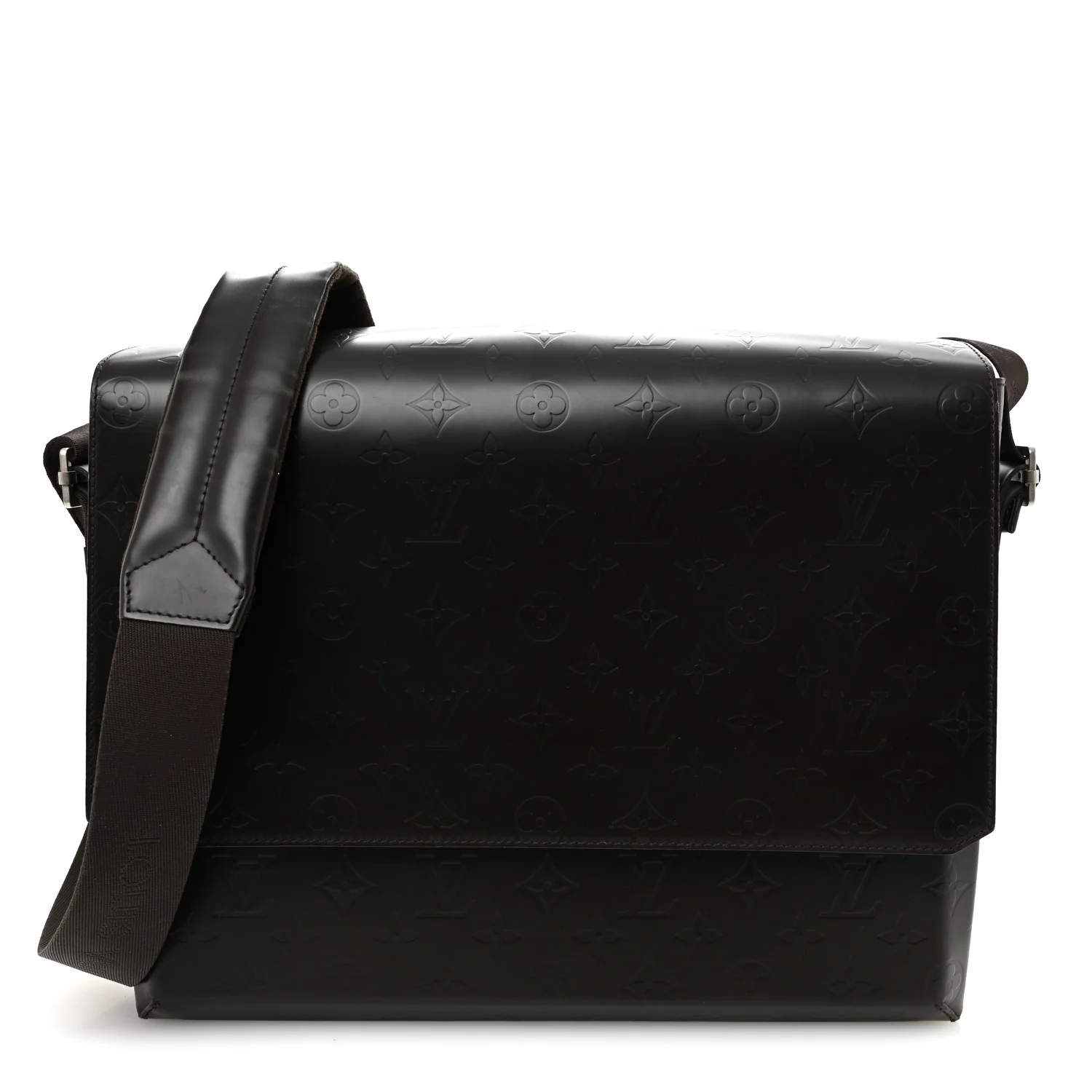 Monogram Glace Fonzie Messenger Bag Cafe