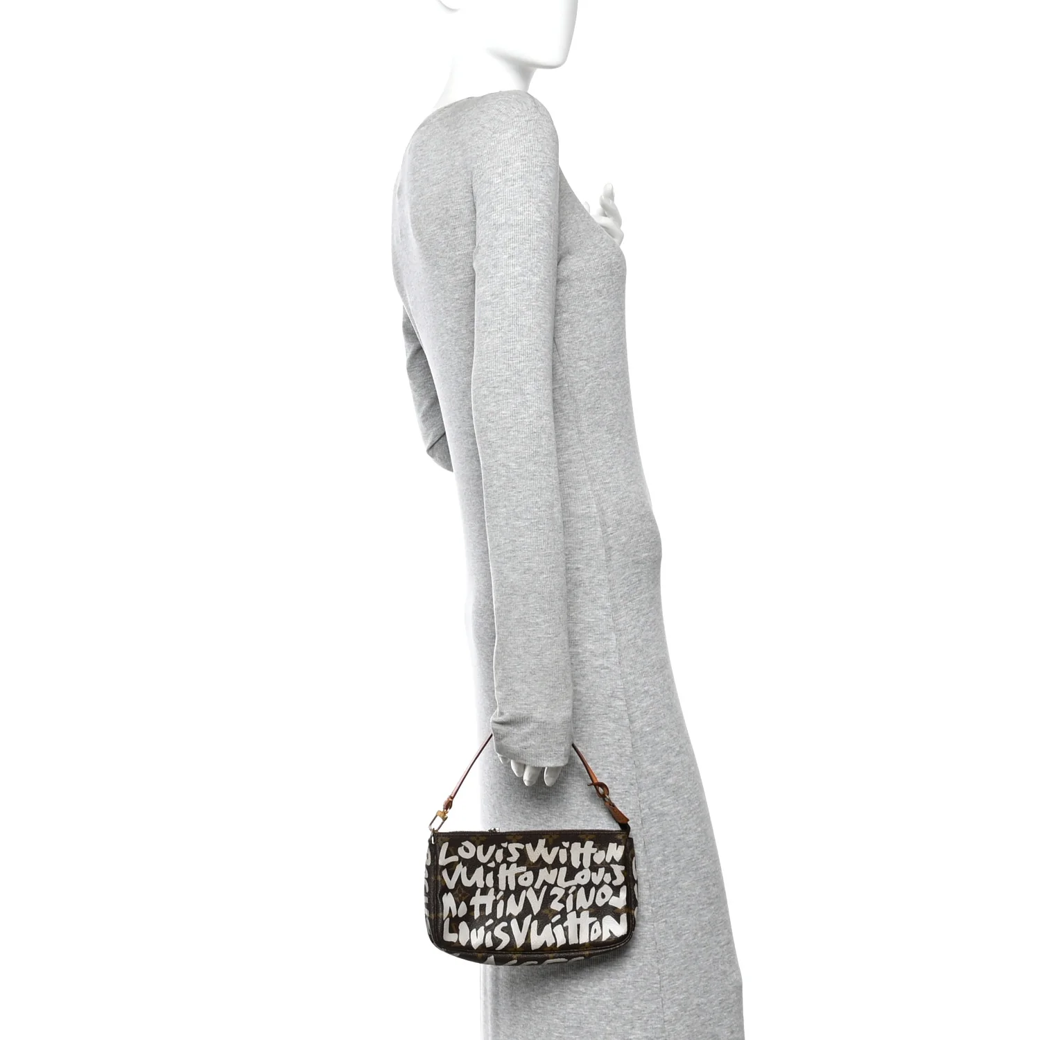 Monogram Graffiti Pochette Accessories Silver - Image 2