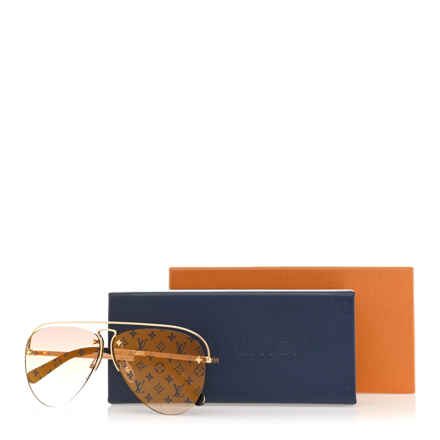 Monogram Grease Sunglasses Z1366E Gold - Image 10