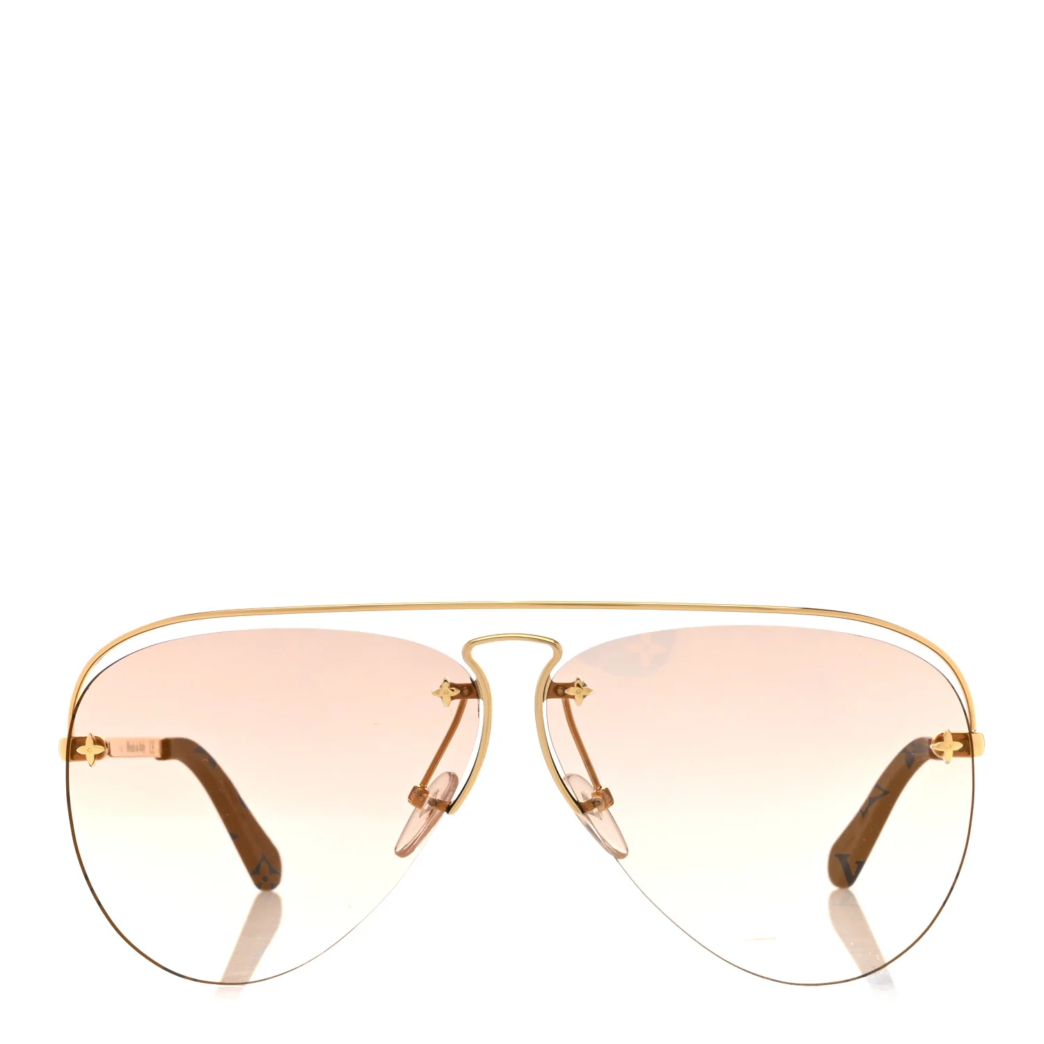 Monogram Grease Sunglasses Z1366E Gold - Image 2