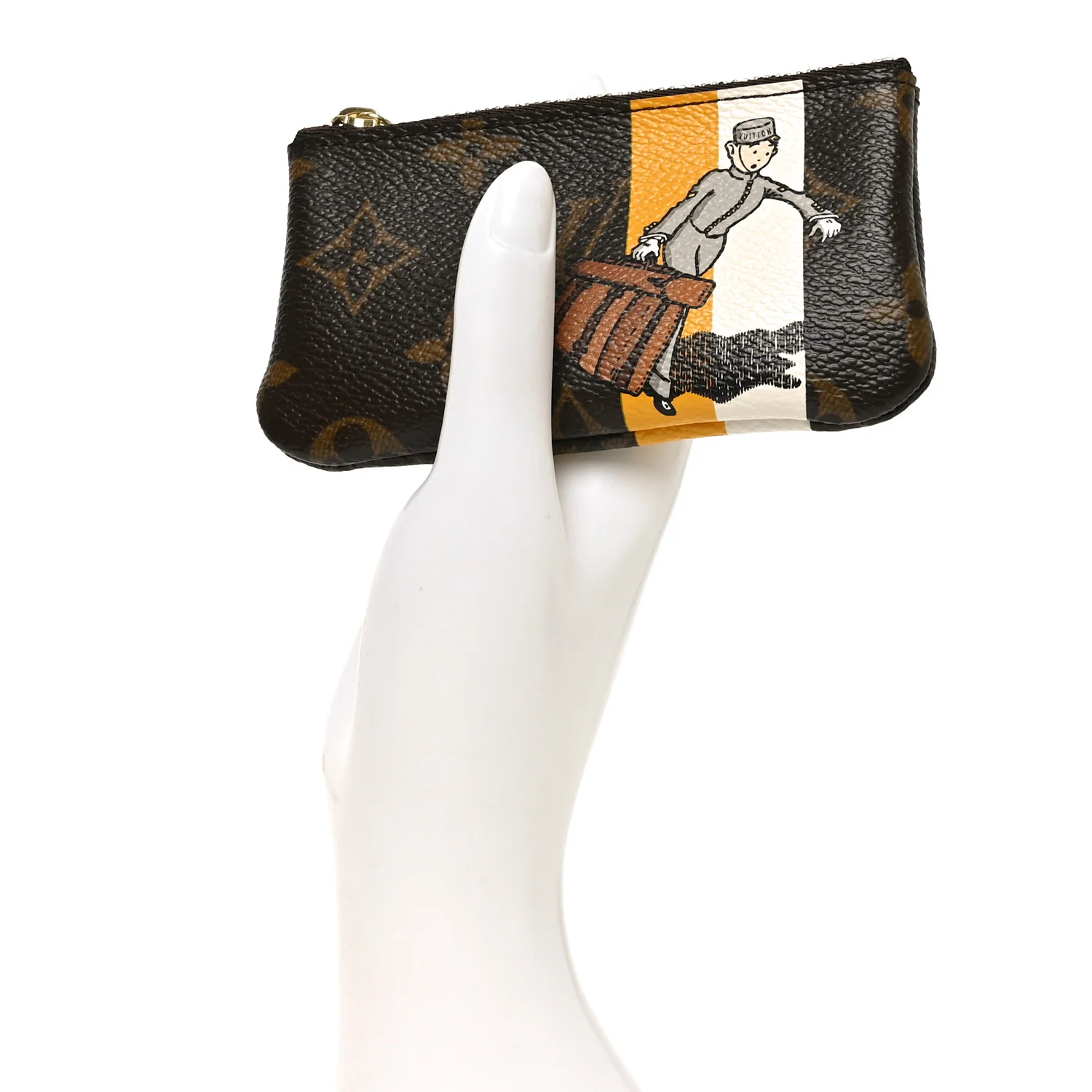 Monogram Groom Key Pouch - Image 2