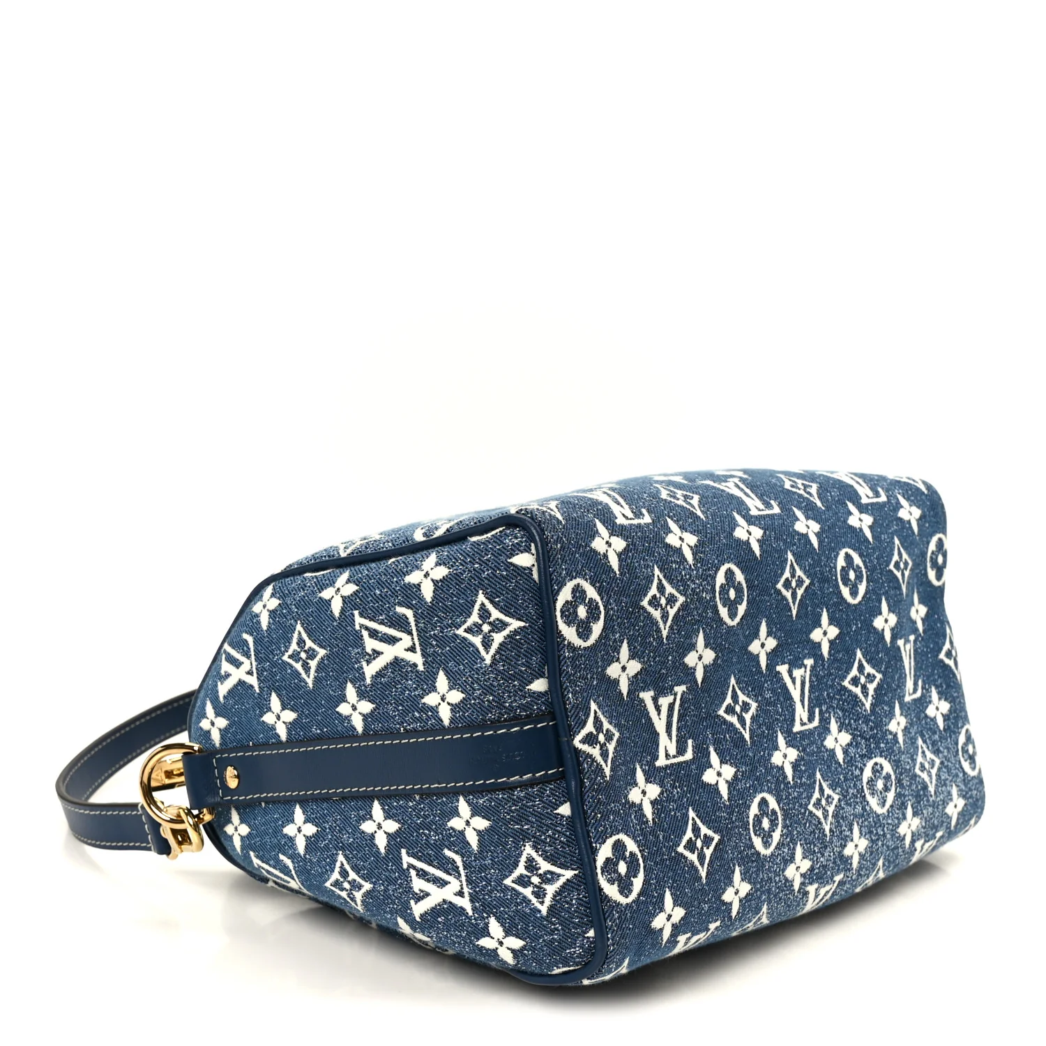 Monogram Jacquard Denim Speedy Bandouliere 25 Bleu - Image 3