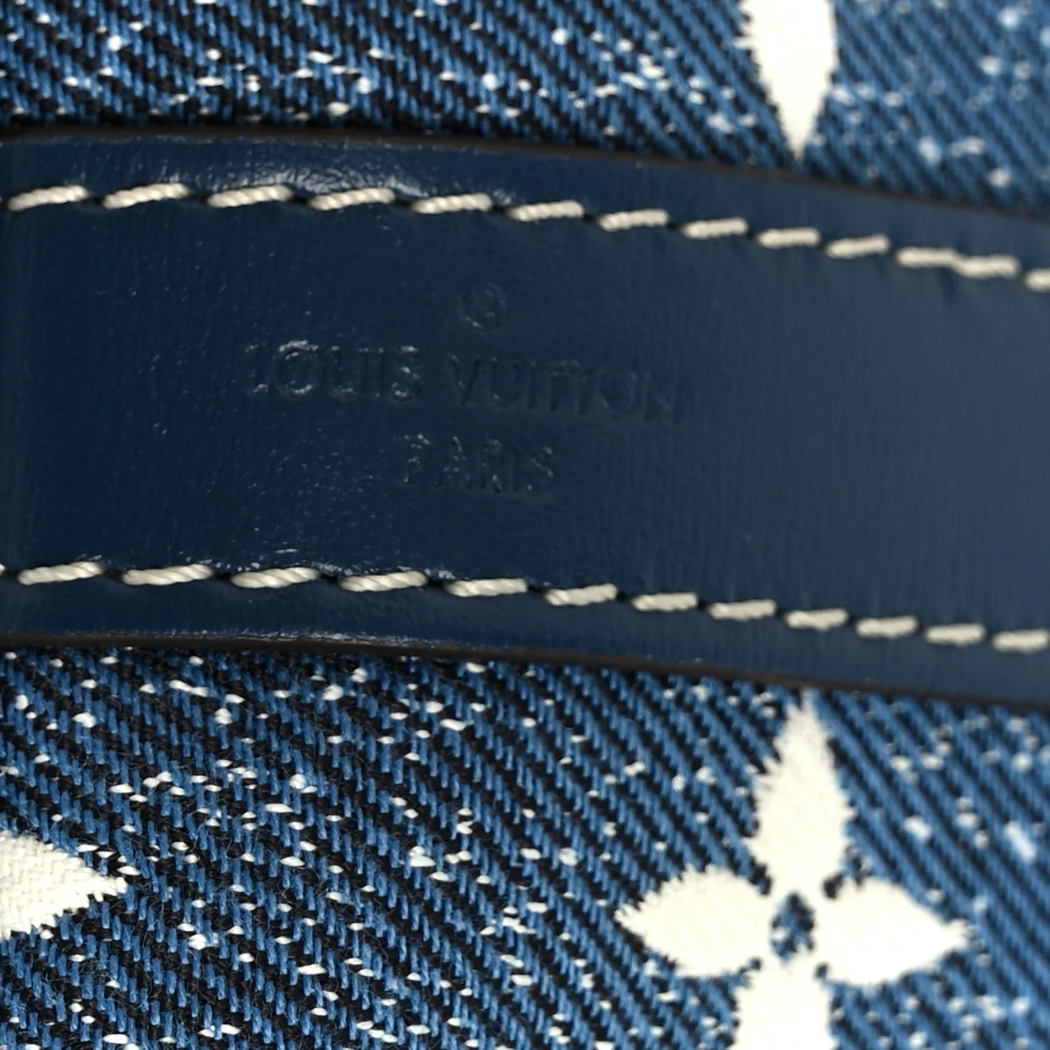 Monogram Jacquard Denim Speedy Bandouliere 25 Bleu - Image 8