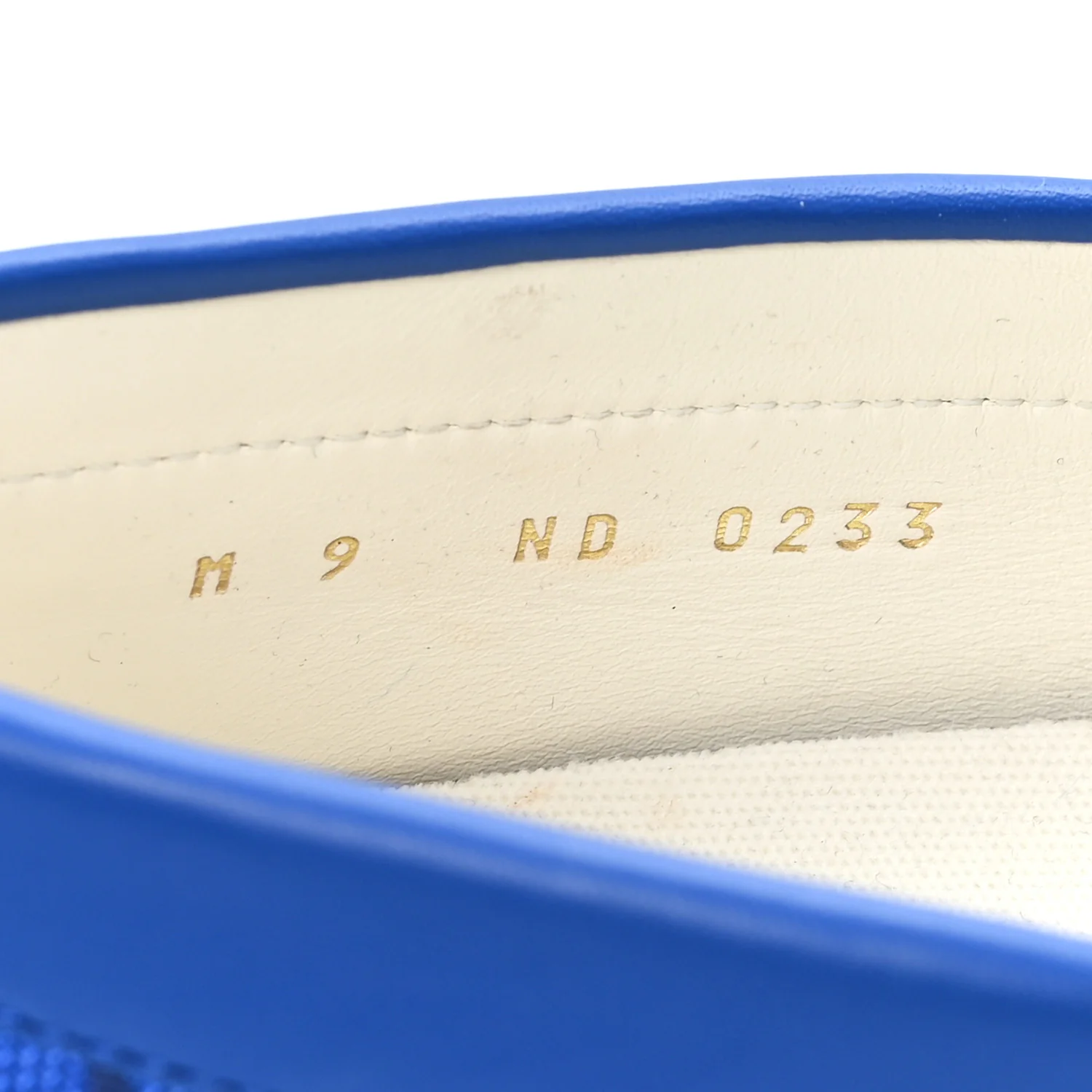 Monogram Jacquard Mens LV Racer Mocassin Loafers 9 Blue - Image 9