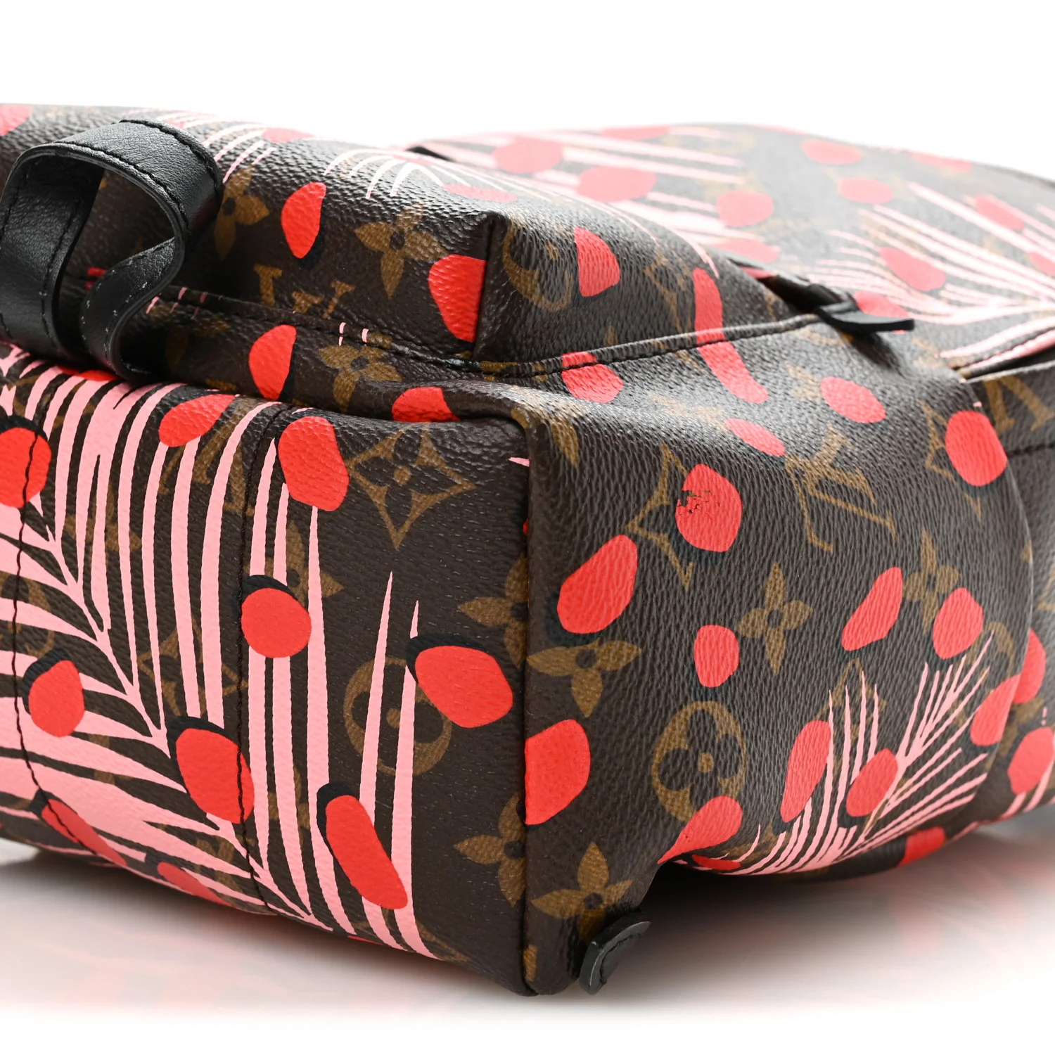 Monogram Jungle Dots Palm Springs Backpack PM Sugar Pink Poppy - Image 10