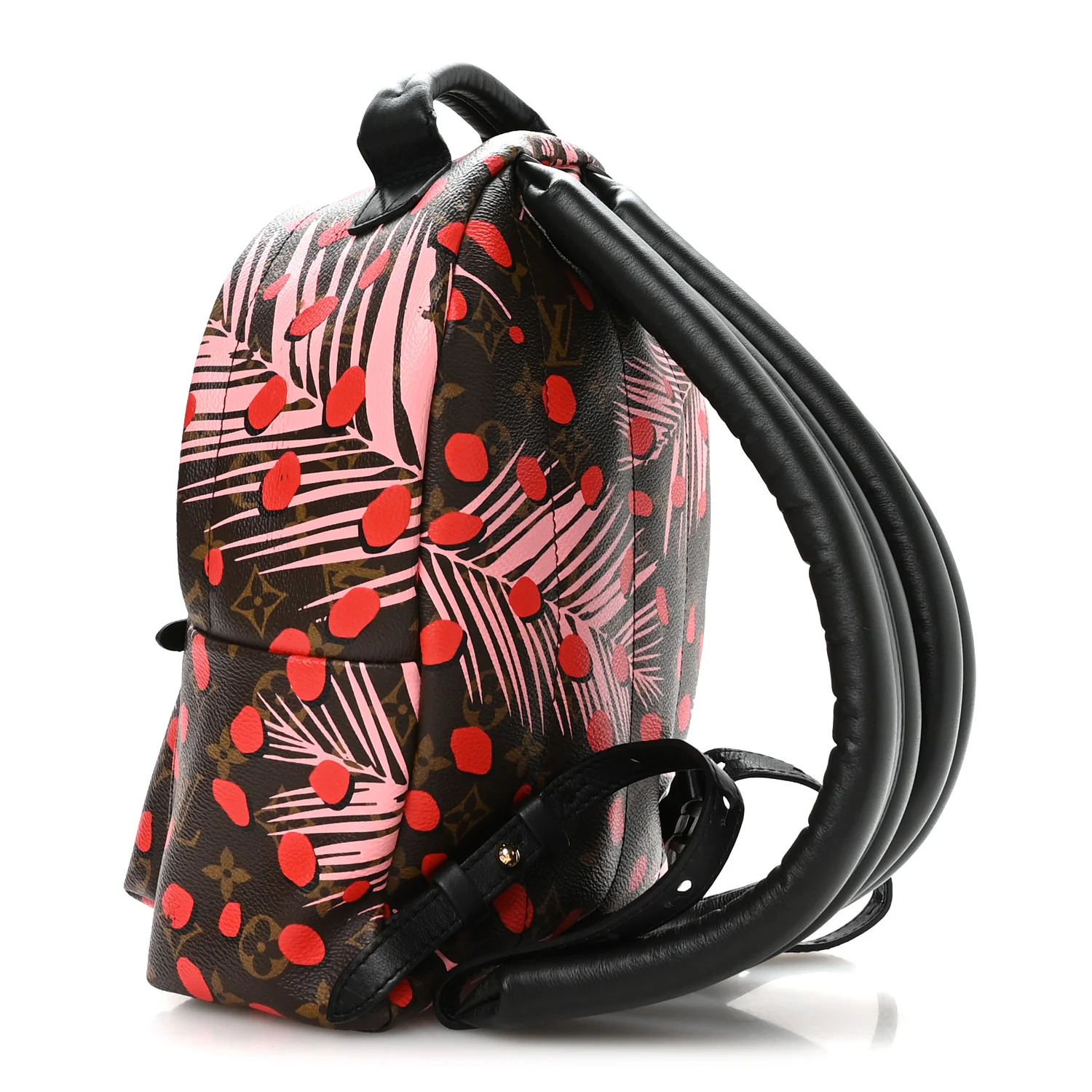Monogram Jungle Dots Palm Springs Backpack PM Sugar Pink Poppy - Image 3