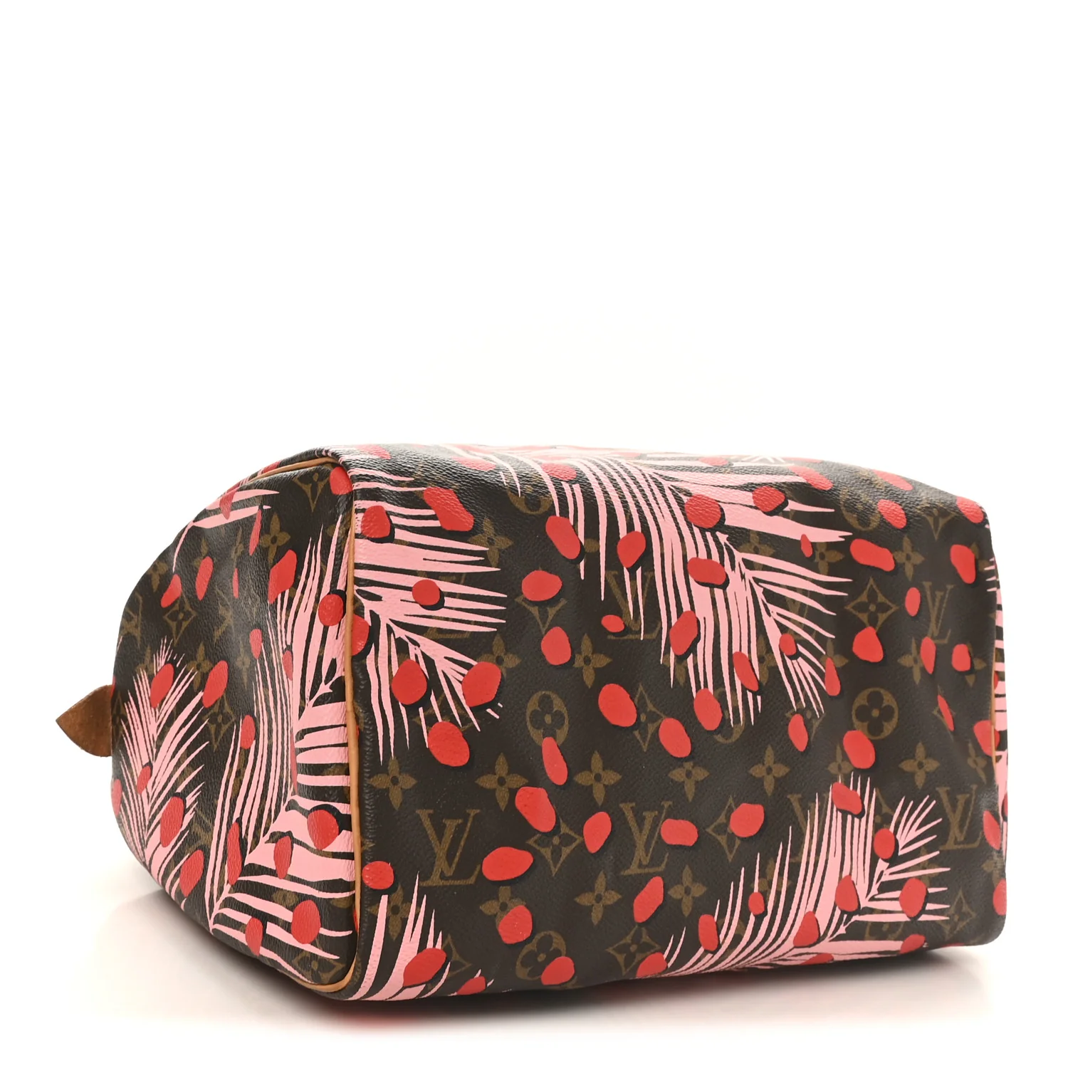 Monogram Jungle Dots Speedy 30 Sugar Pink Poppy - Image 4
