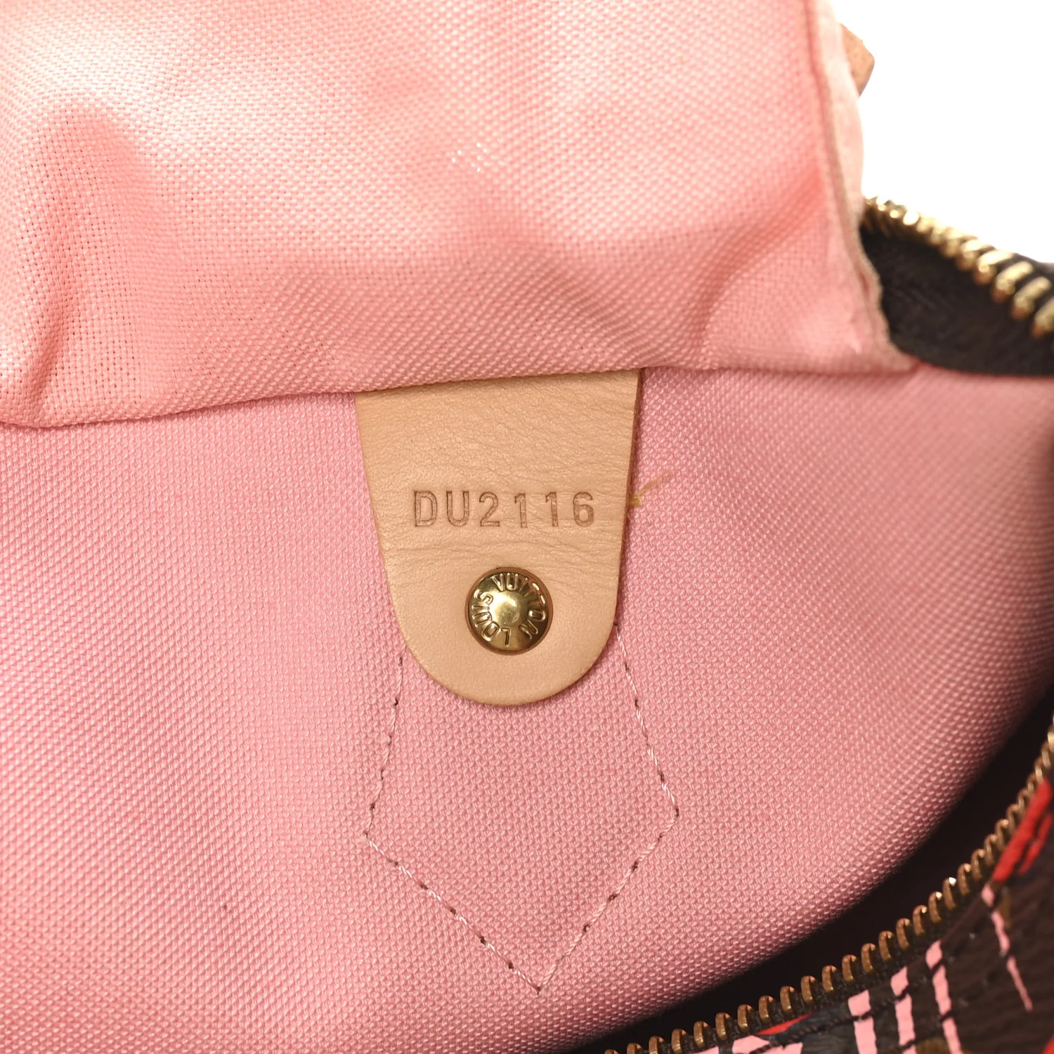 Monogram Jungle Dots Speedy 30 Sugar Pink Poppy - Image 7