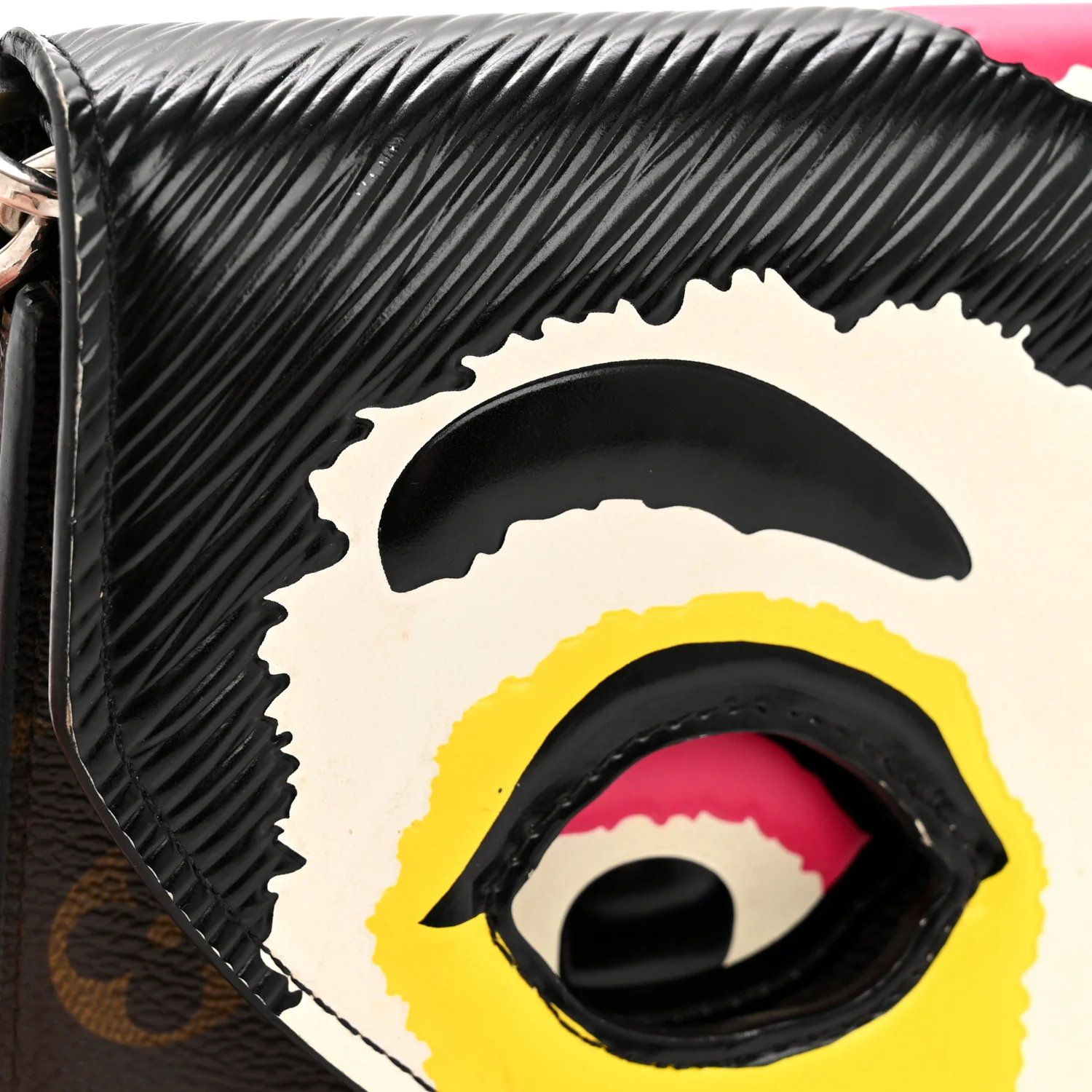 Monogram Kabuki Chain Wallet Black - Image 13