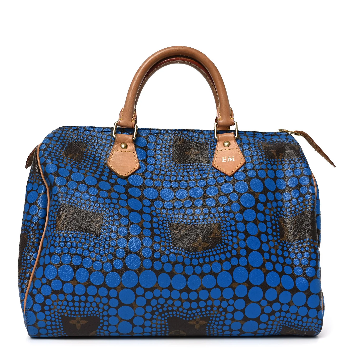 Monogram Kusama Town Speedy 30 Blue