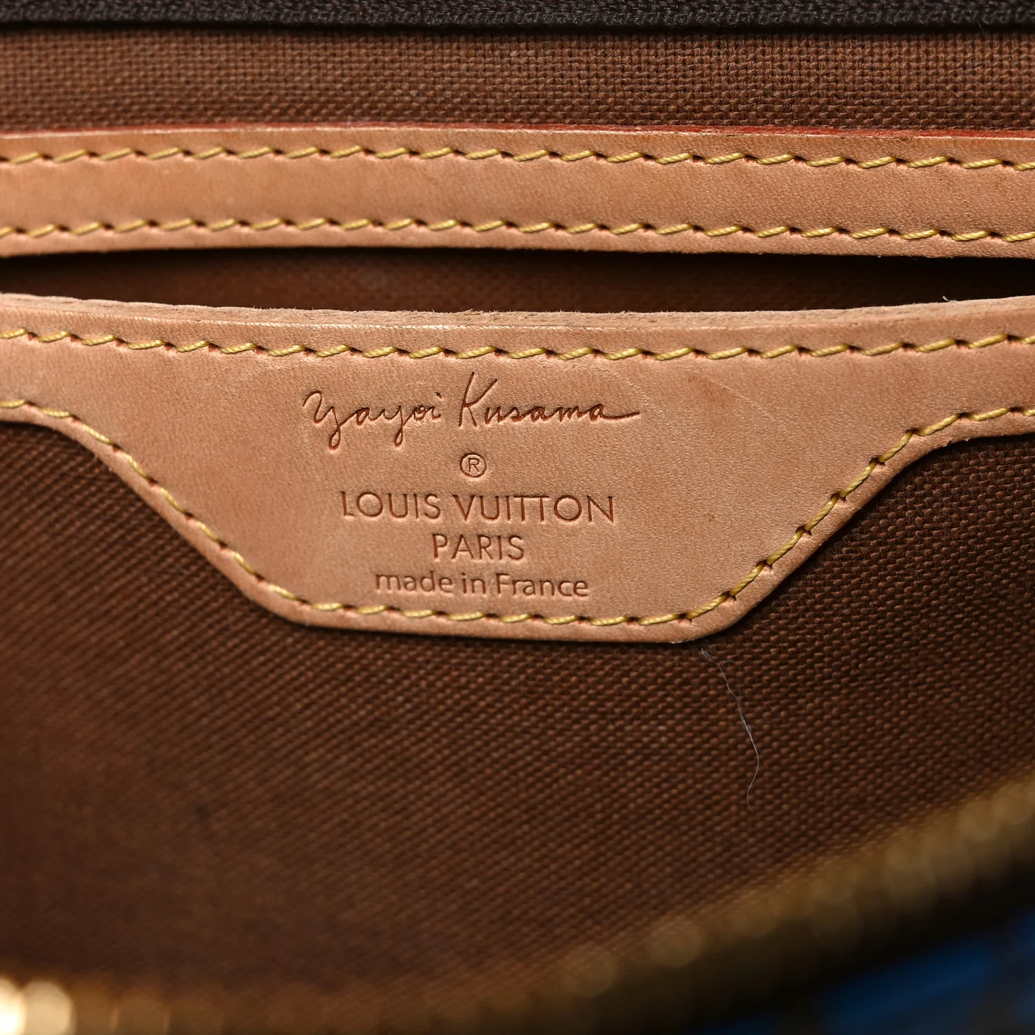 Monogram Kusama Town Speedy 30 Blue - Image 5