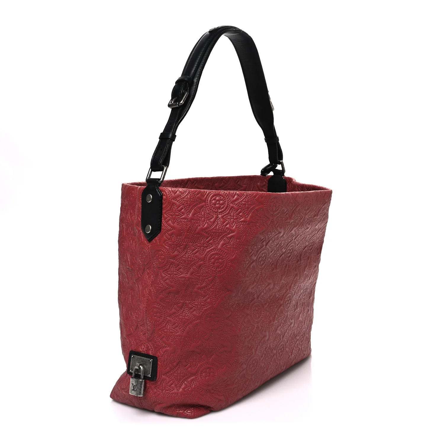 Monogram Lambskin Antheia Hobo PM Framboise - Image 2