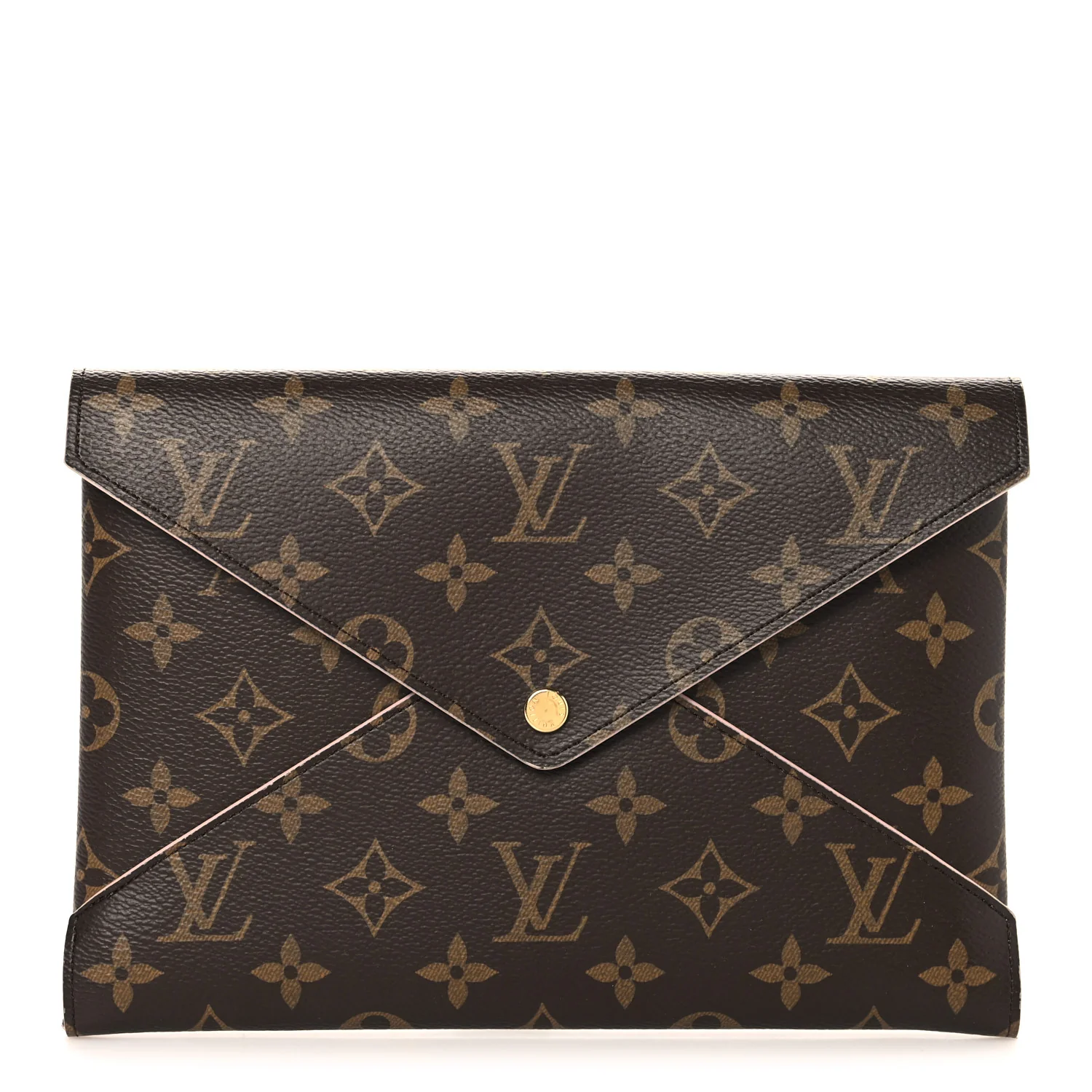 Monogram Large Kirigami Pochette Insert Rose Ballerine