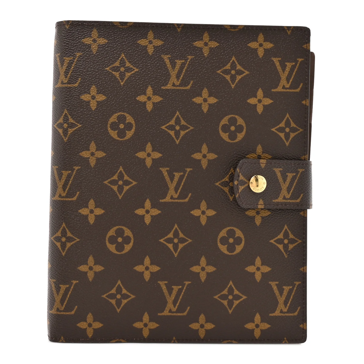 Monogram Large Ring Agenda Cover