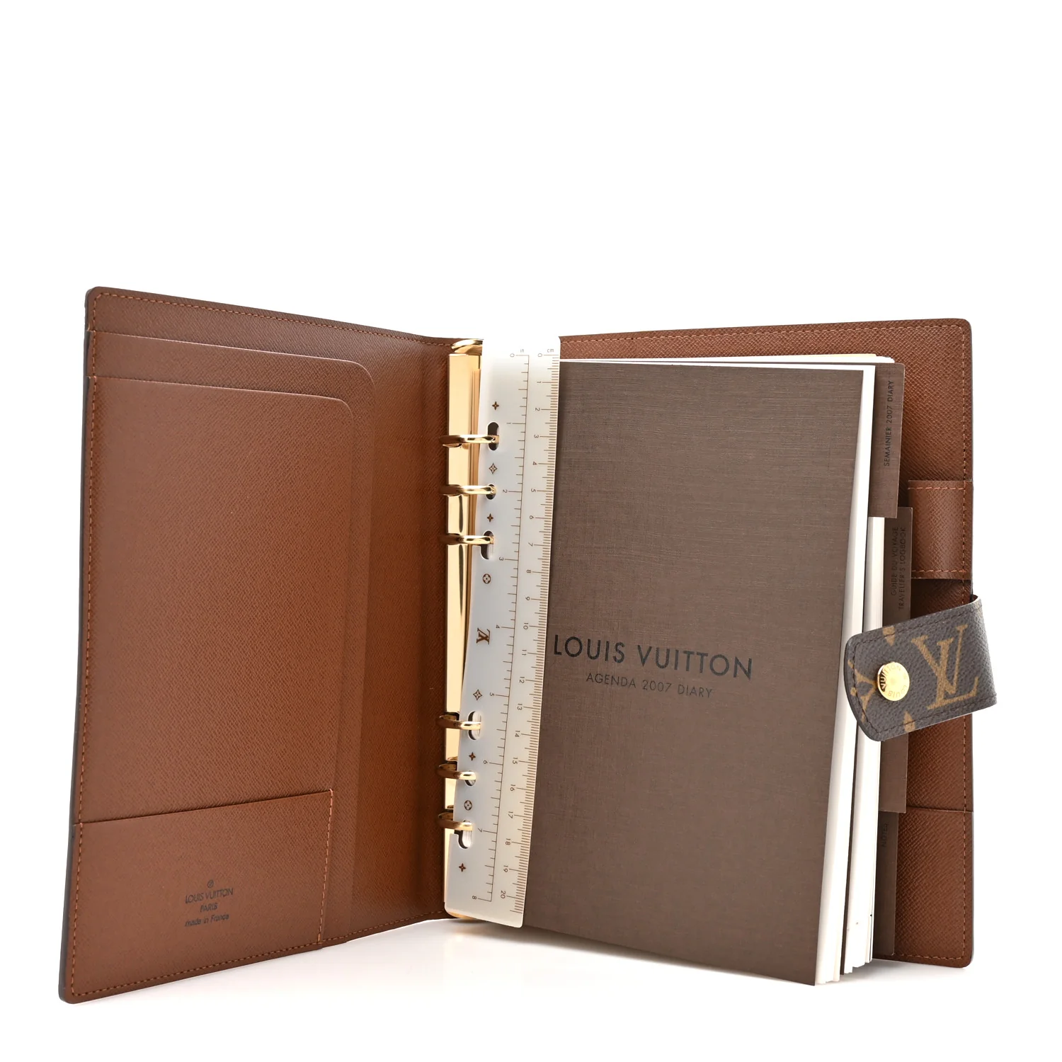 Monogram Large Ring Agenda Cover - Image 5