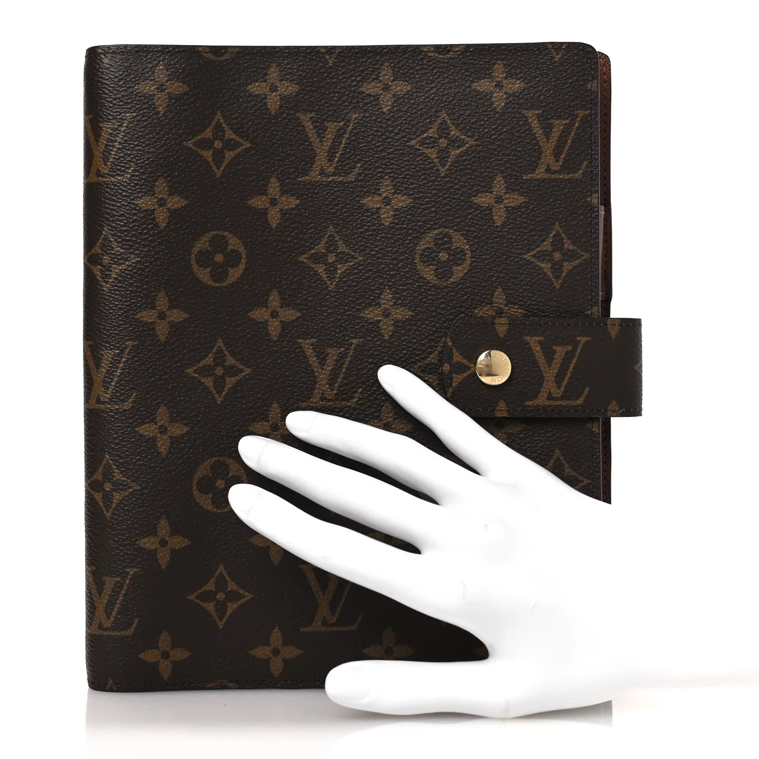 Monogram Large Ring Agenda Cover - Image 2