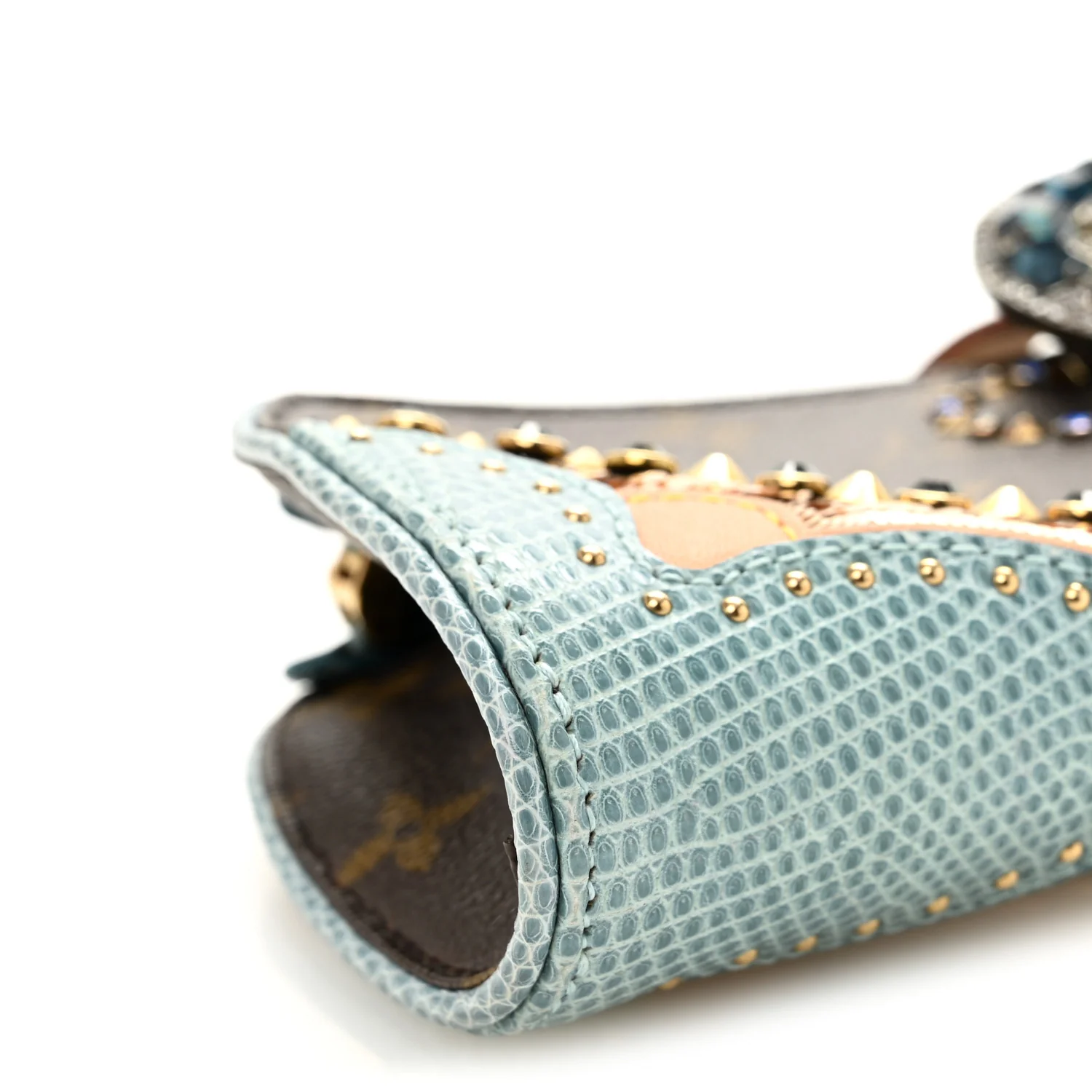 Monogram Lizard Embellished Les Extraordinaires Clutch - Image 9