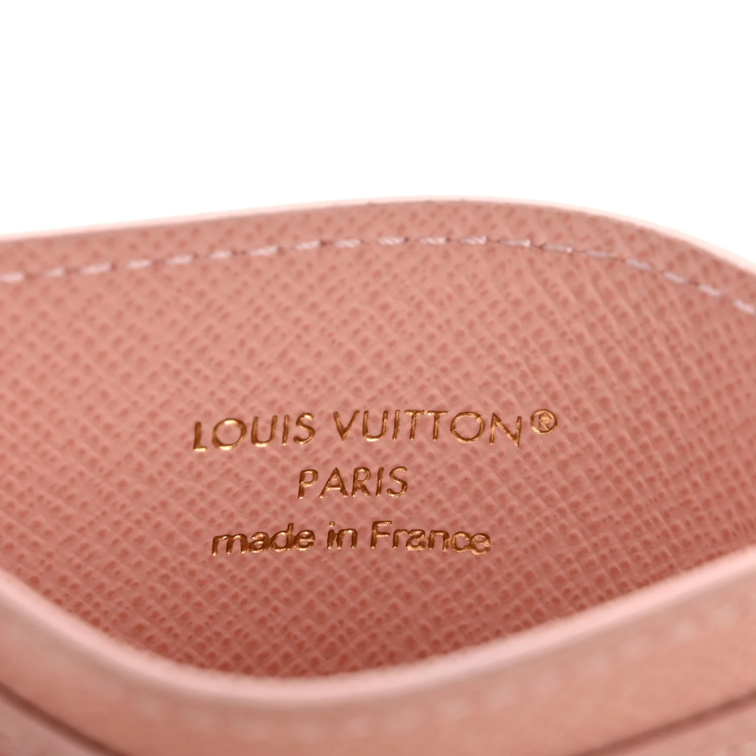 Monogram LV Charms Card Holder Rose Ballerine - Image 6