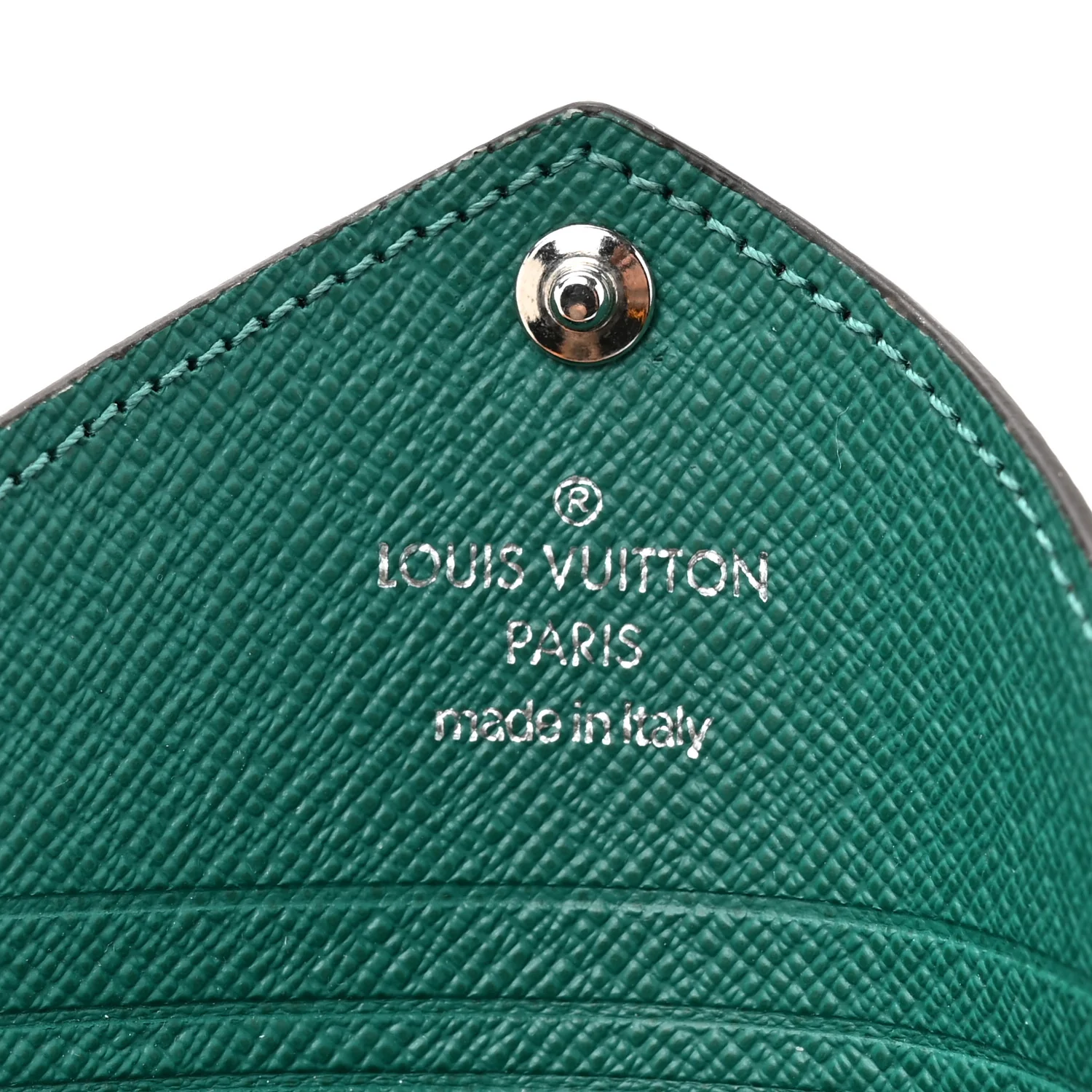 Monogram LV Colormania Kirigami Card Holder Borneo Green - Image 7