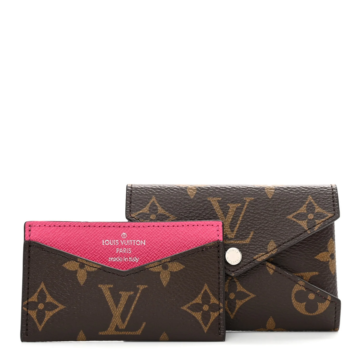 Monogram LV Colormania Kirigami Card Holder Pondichery Pink