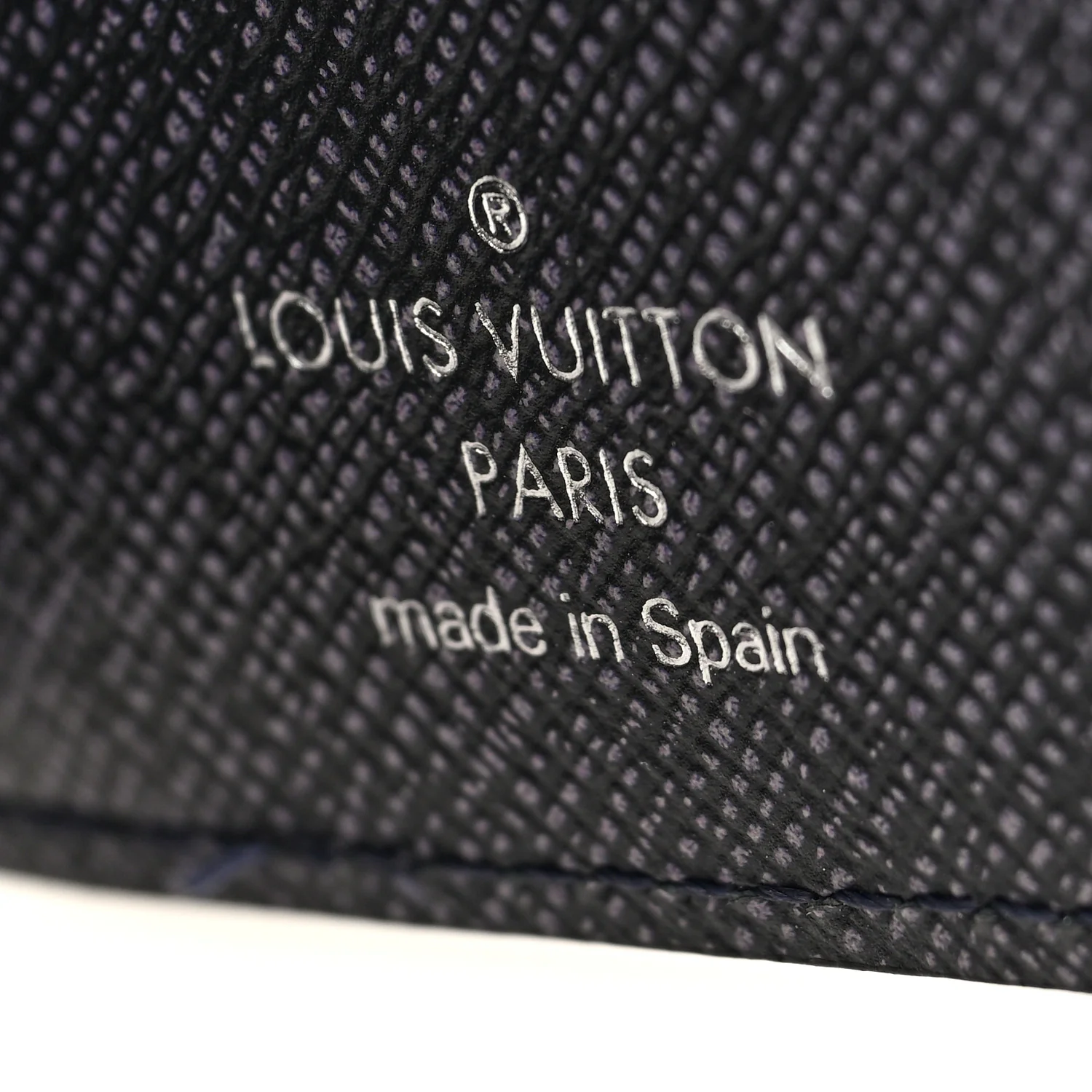 Monogram LV Record Pocket Organizer NM Blue - Image 6