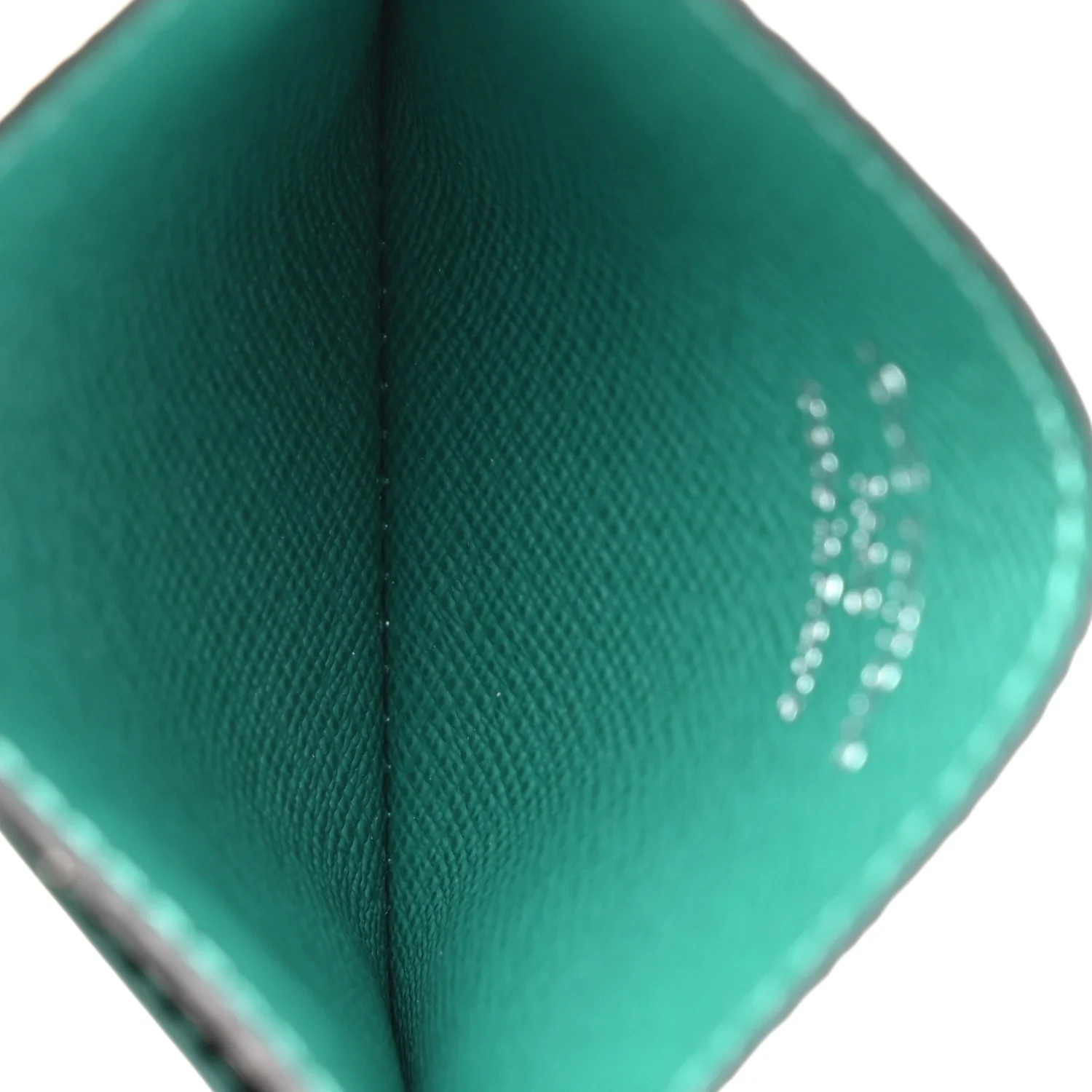 Monogram Macassar Double Card Holder Borneo Green - Image 5