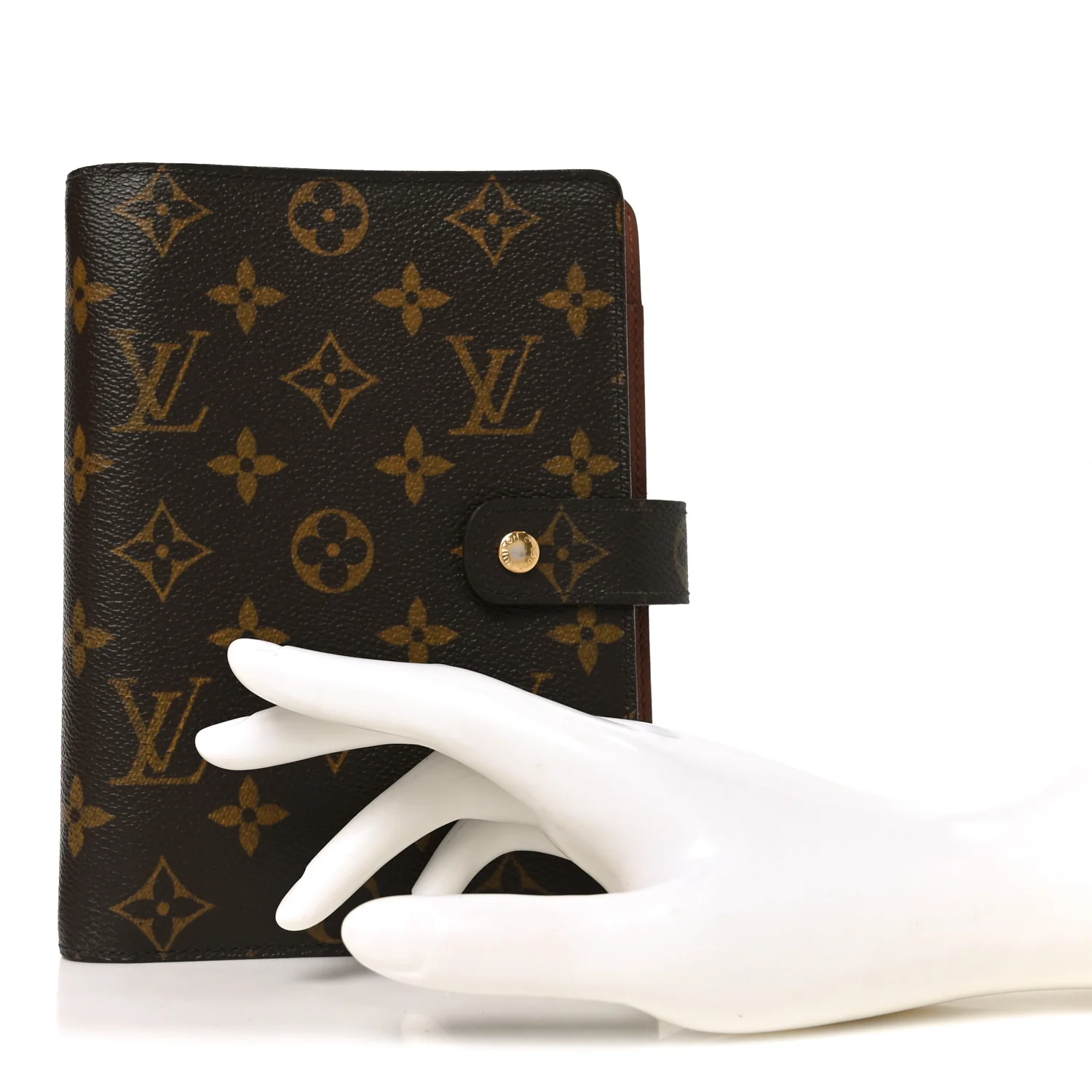 Monogram Medium Ring Agenda Cover - Image 2