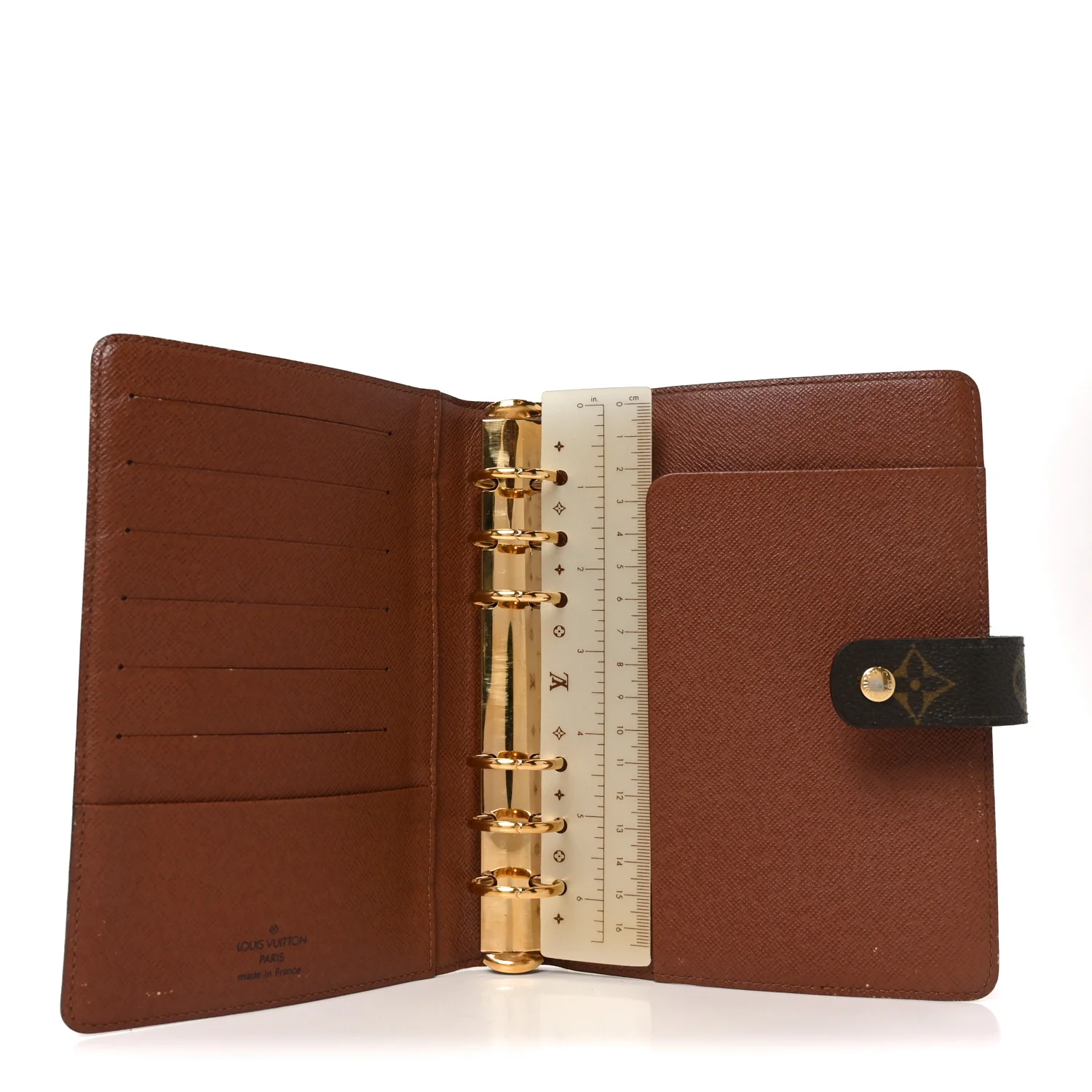 Monogram Medium Ring Agenda Cover - Image 5