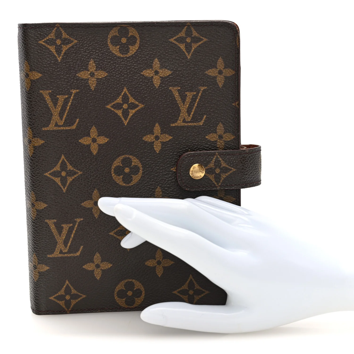 Monogram Medium Ring Agenda Cover - Image 2