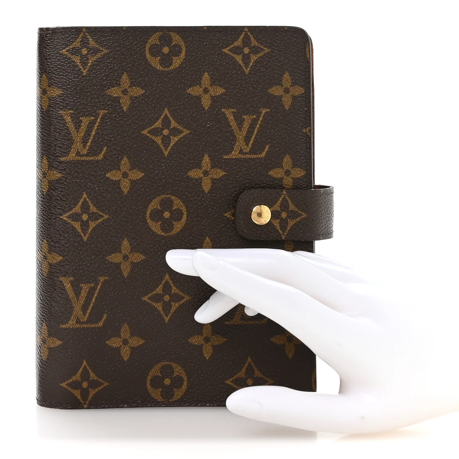 Monogram Medium Ring Agenda Cover - Image 2