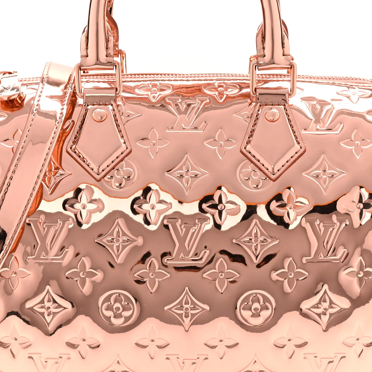 Monogram Miroir Speedy Bandouliere 25 Copper - Image 13