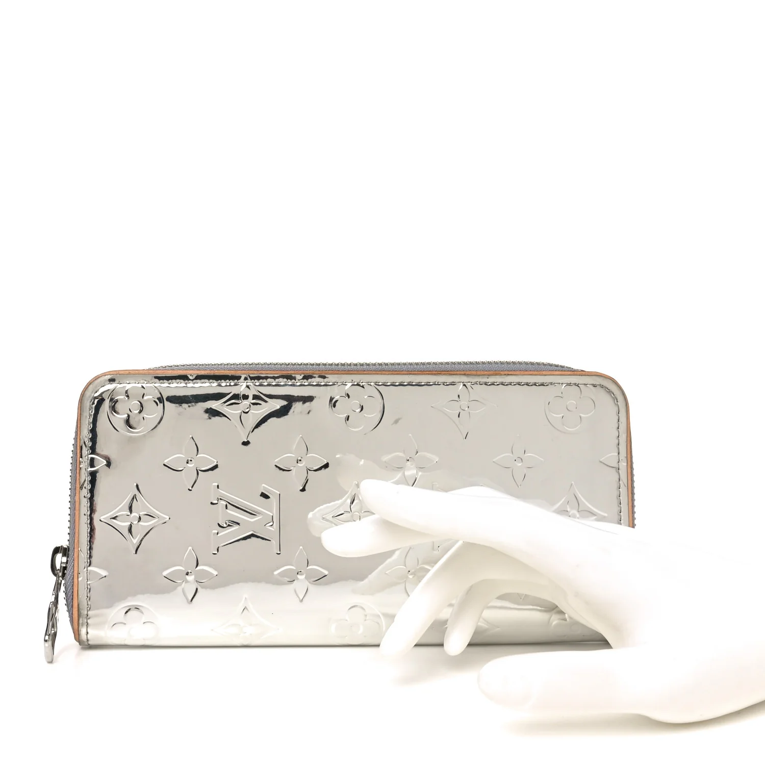 Monogram Mirror Zippy Wallet Silver - Image 2