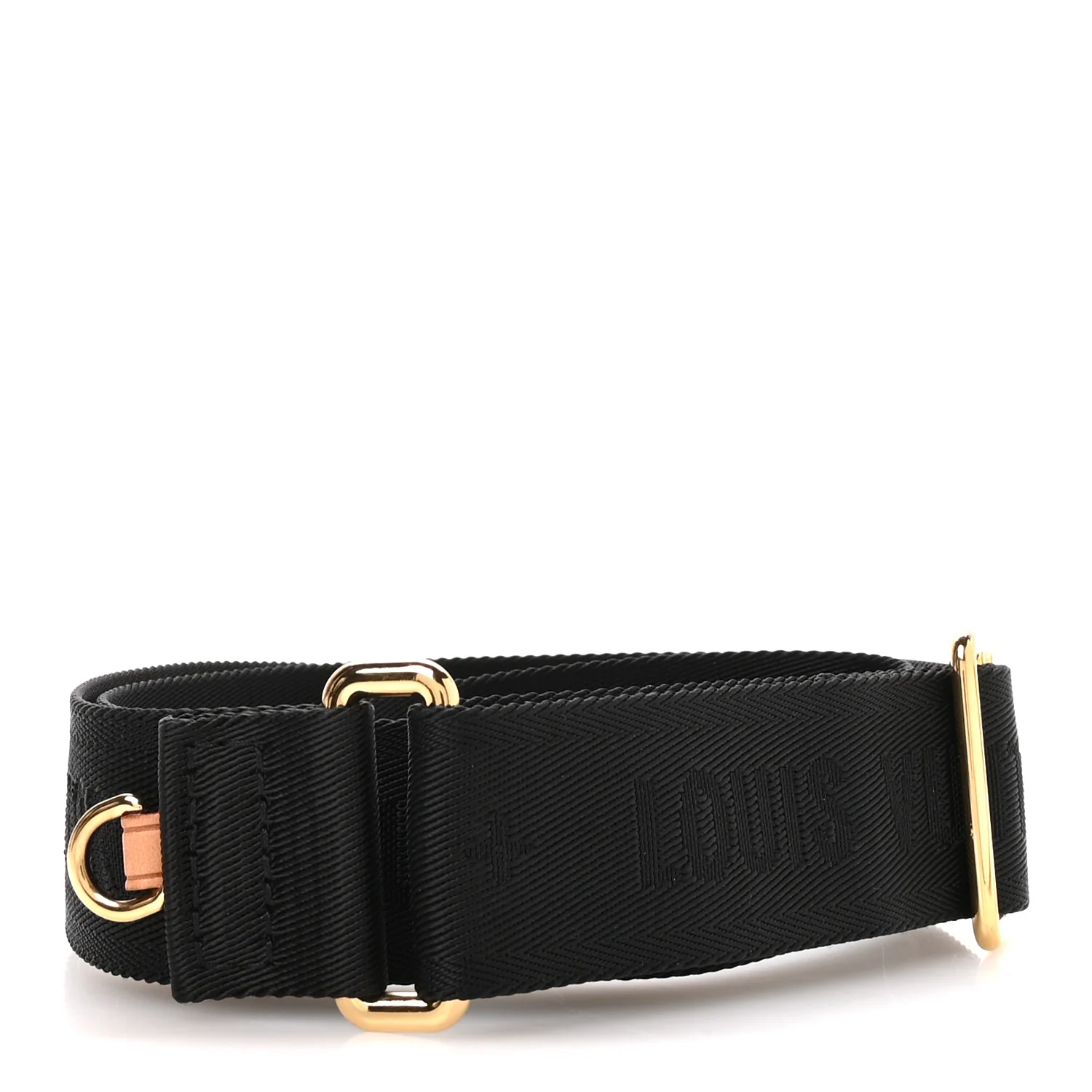 Monogram Multi Pochette Accessories Bandouliere Shoulder Strap Black - Image 3