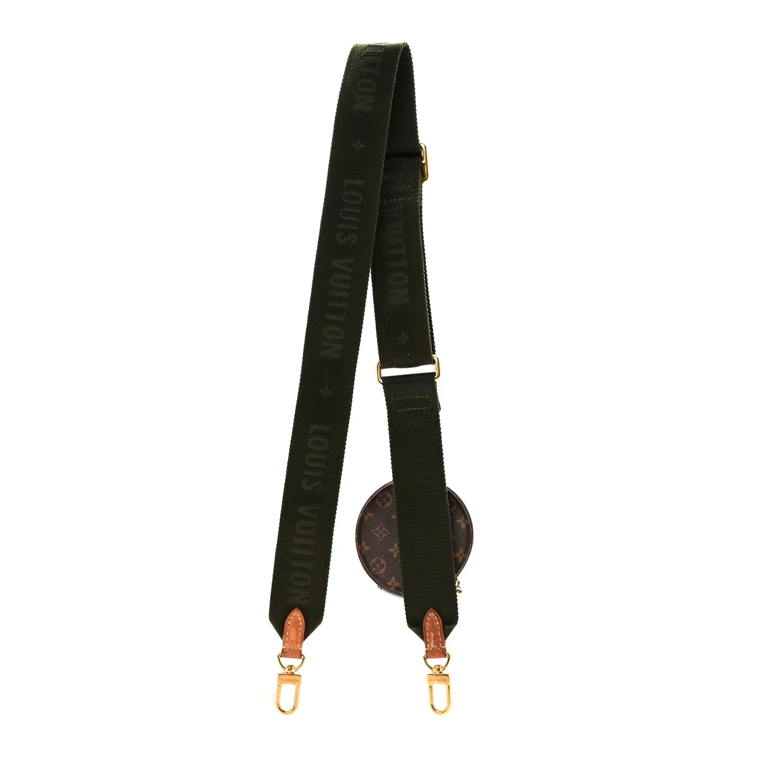 Monogram Multi Pochette Accessories Bandouliere Shoulder Strap Kaki - Image 2