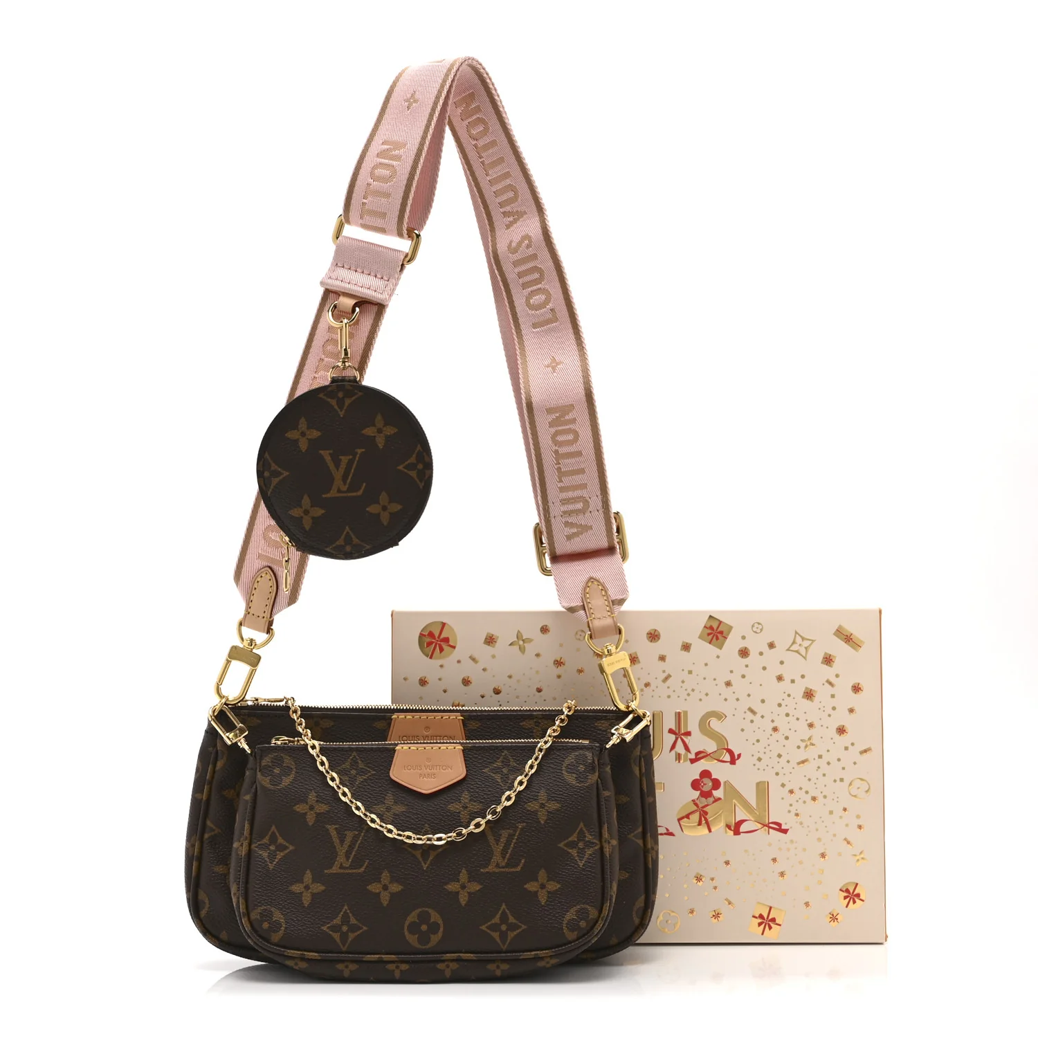 Monogram Multi Pochette Accessories Rose Clair - Image 12