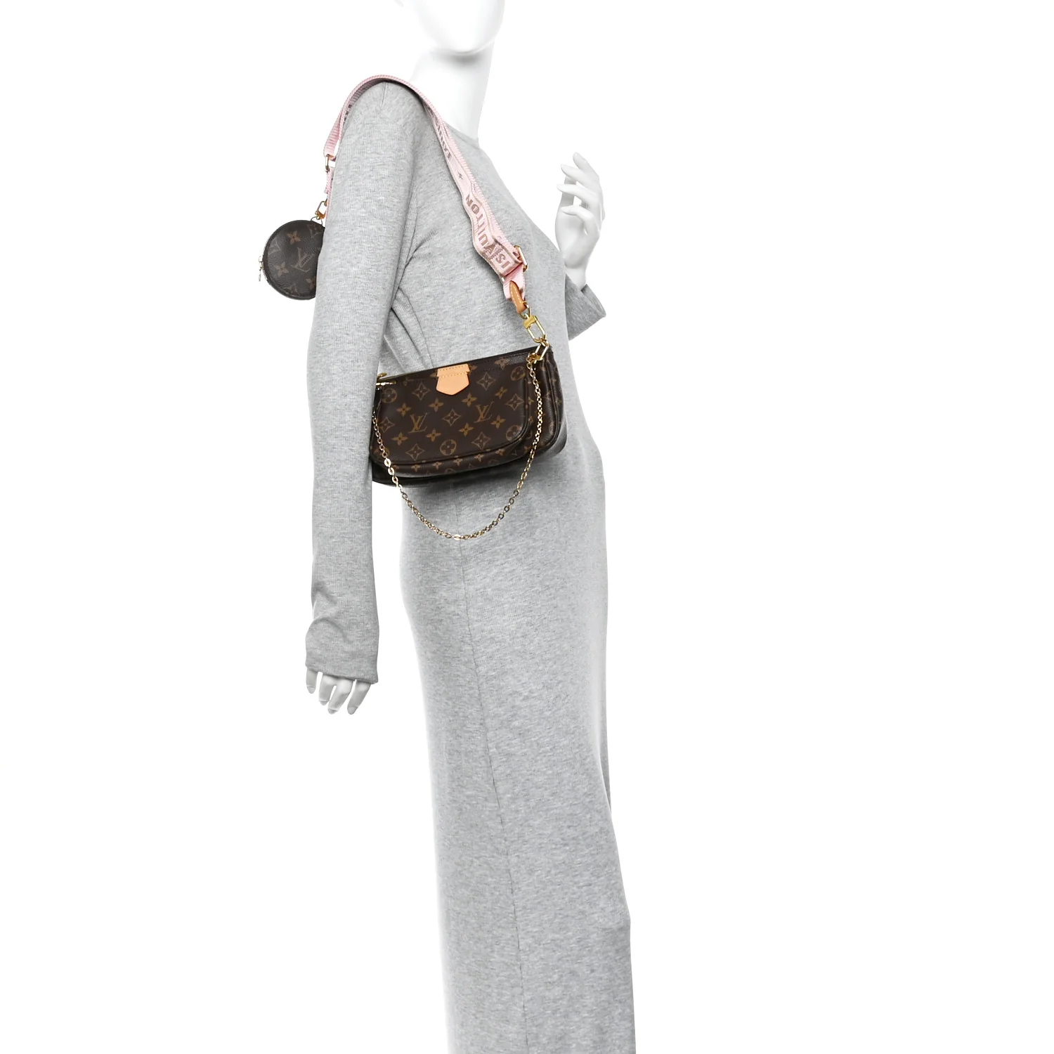 Monogram Multi Pochette Accessories Rose Clair - Image 2