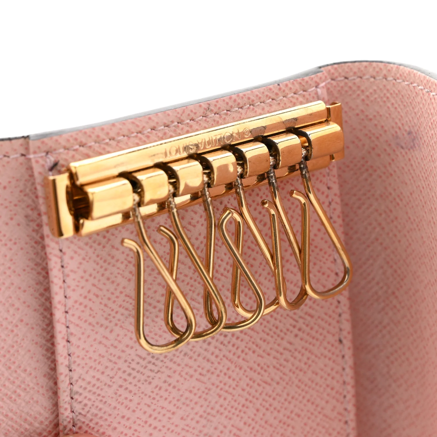 Monogram Multicles 6 Key Holder Rose Ballerine - Image 10