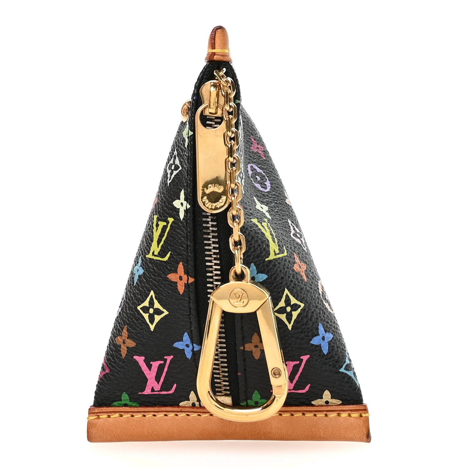 Monogram Multicolor Berlingot Coin Purse Black