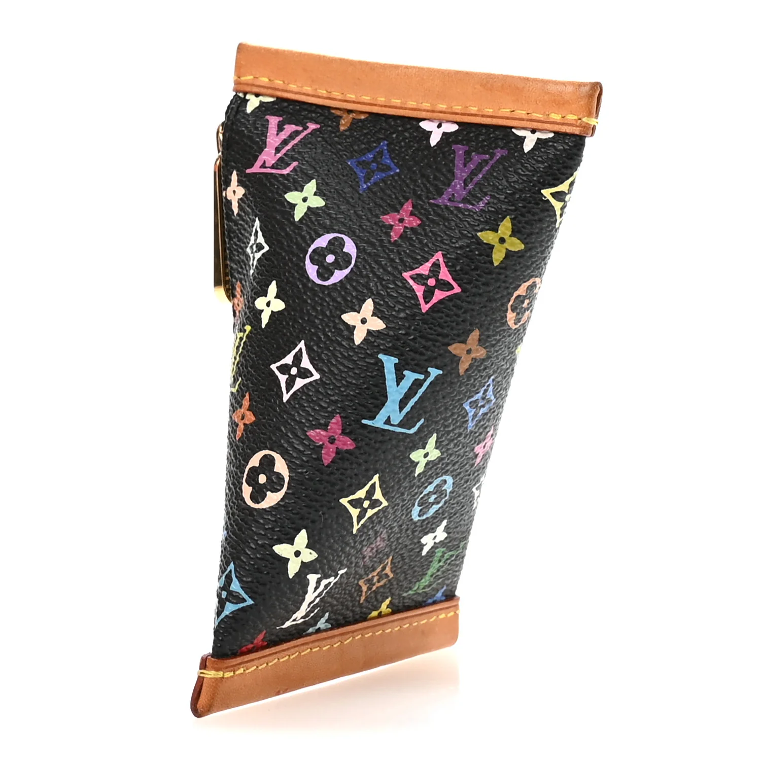 Monogram Multicolor Berlingot Coin Purse Black - Image 3