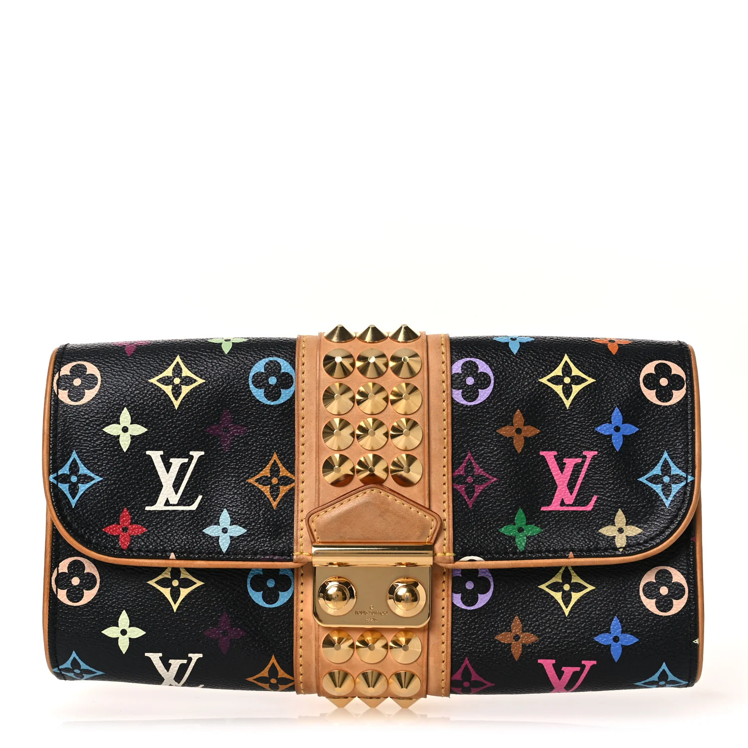 Monogram Multicolor Courtney Clutch Black