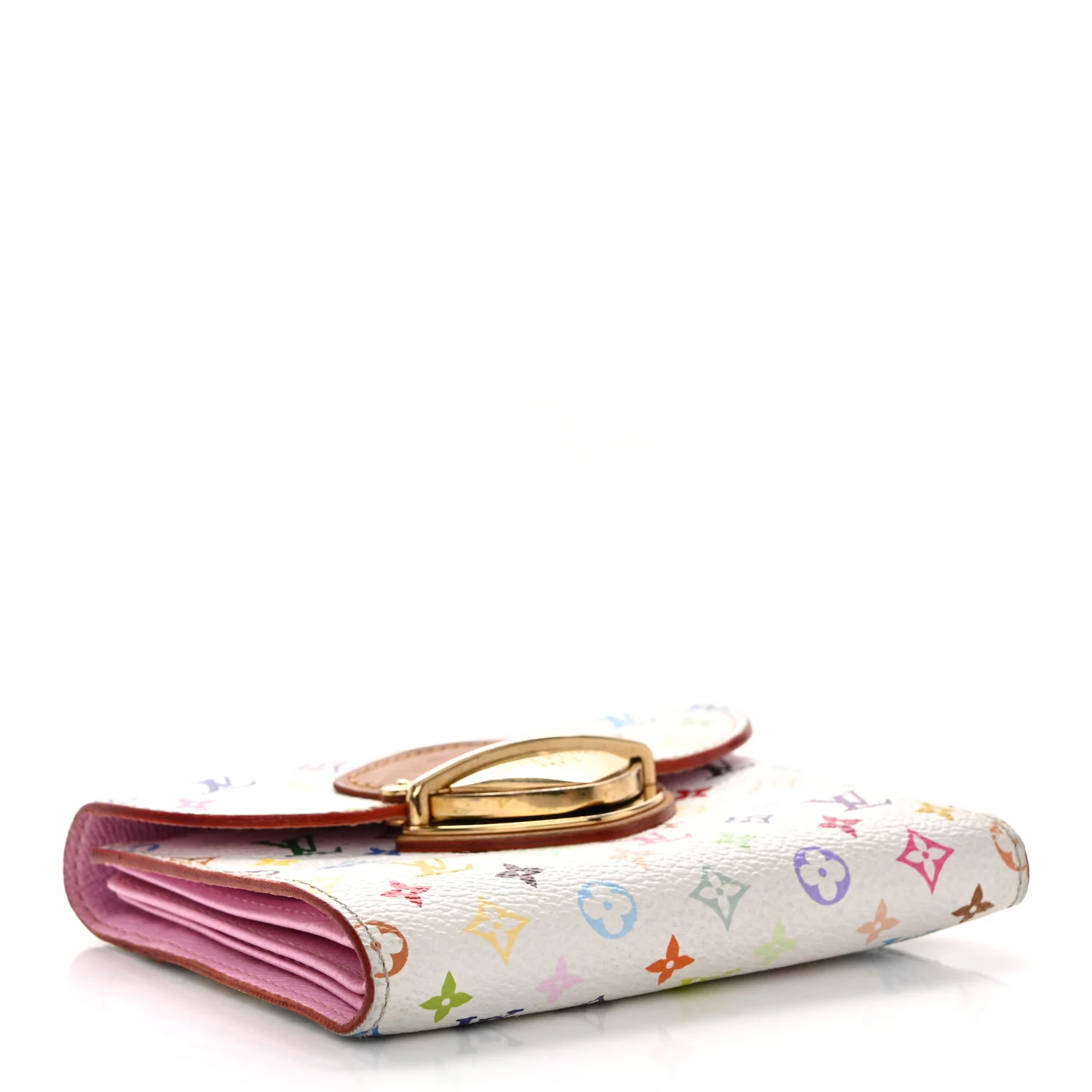 Monogram Multicolor Joey Wallet White Litchi - Image 4