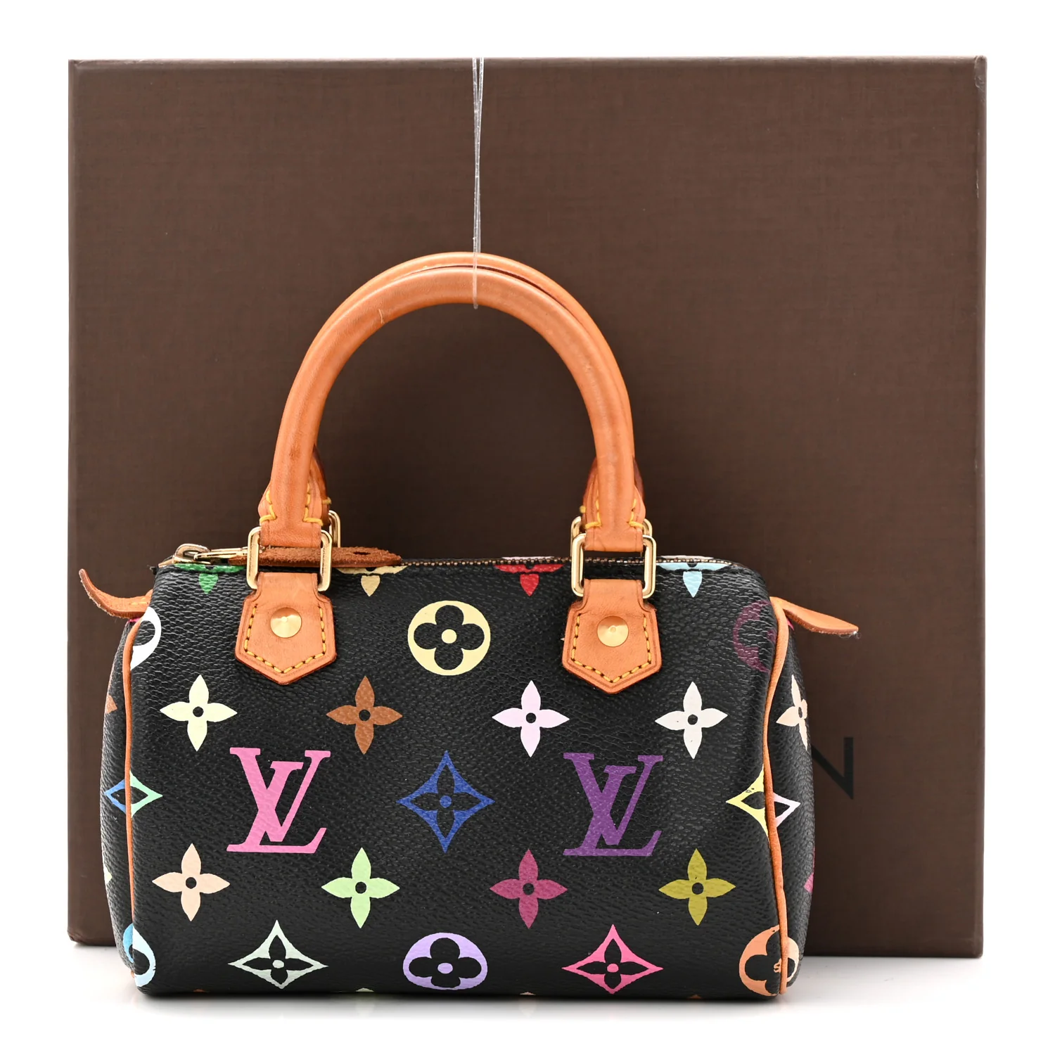 Monogram Multicolor Mini Sac HL Speedy Black - Image 10