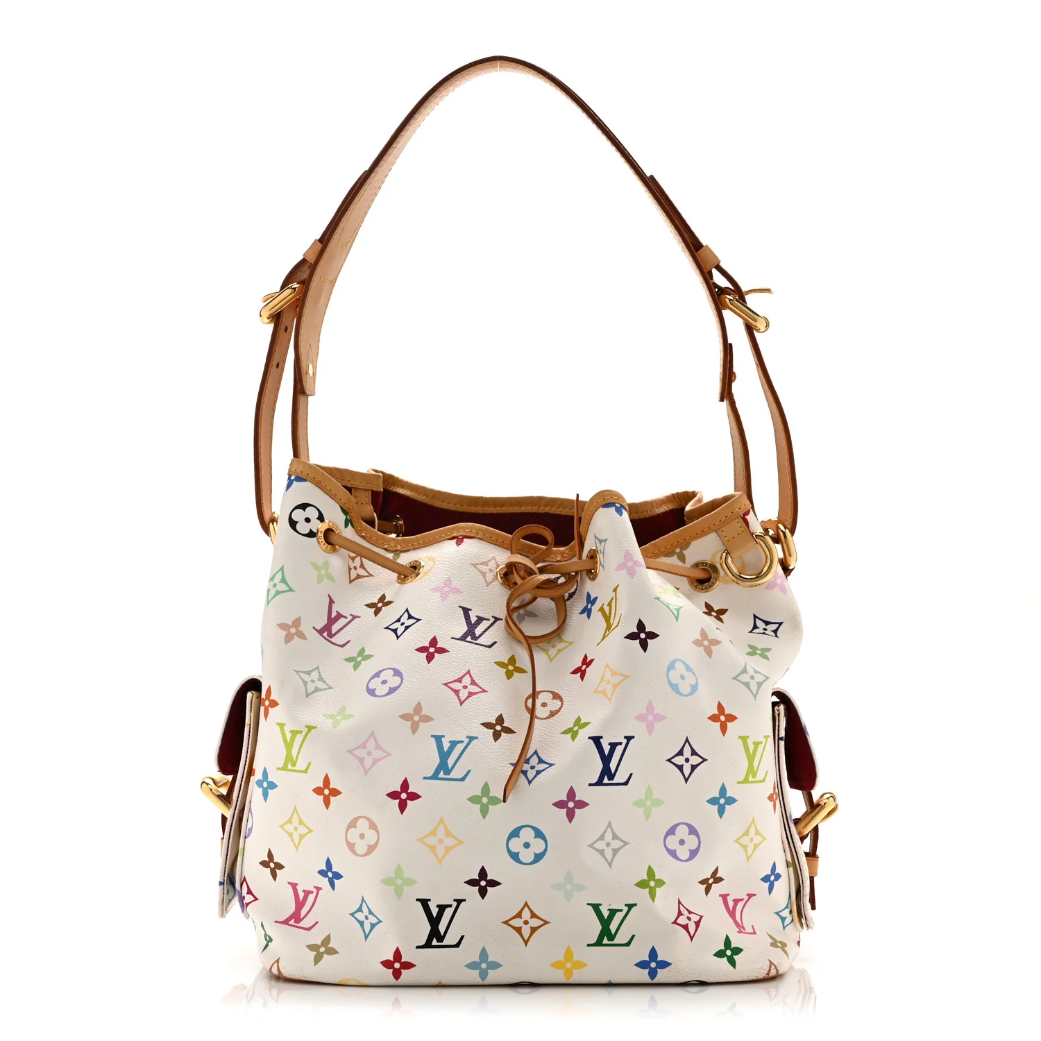 Monogram Multicolor Petit Noe White